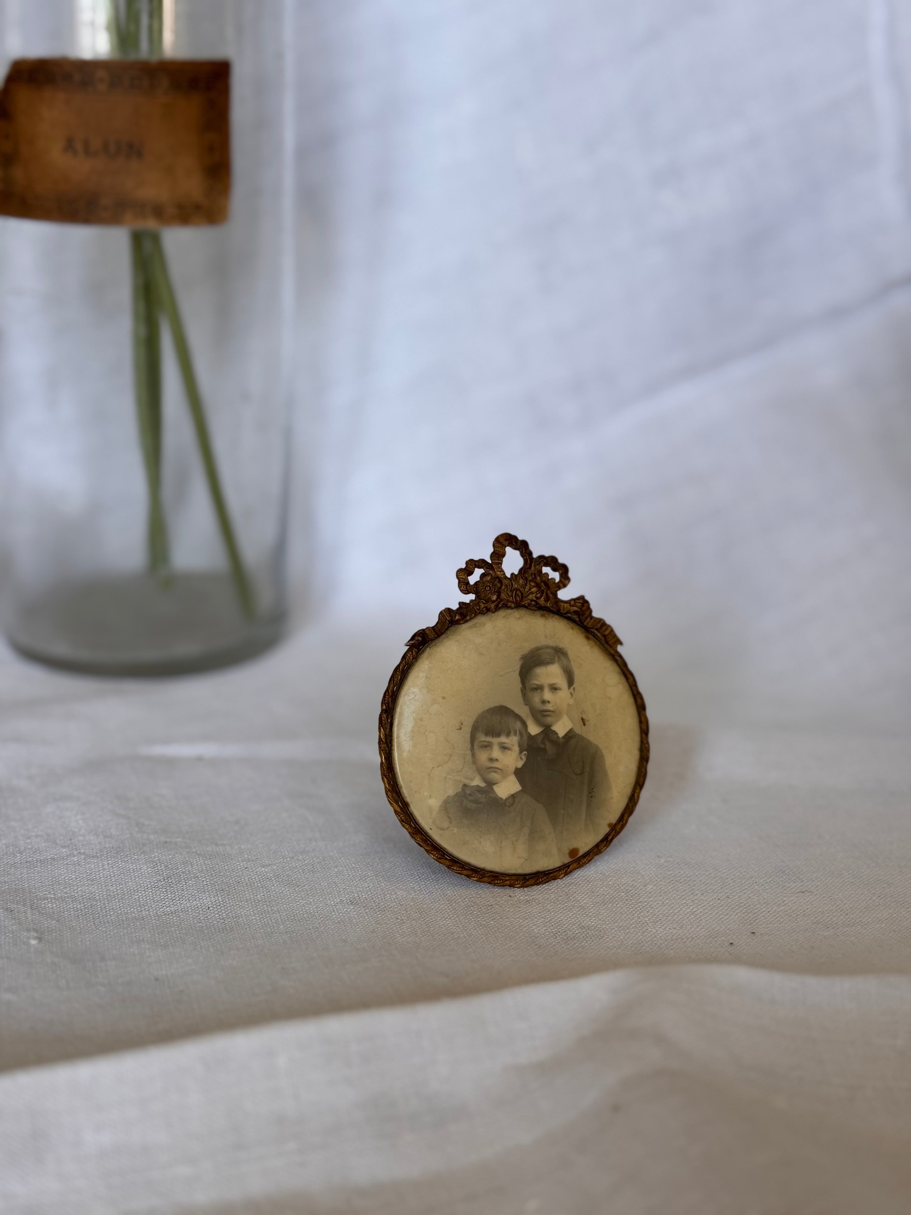Antique mini gilded frame - Belle Époque