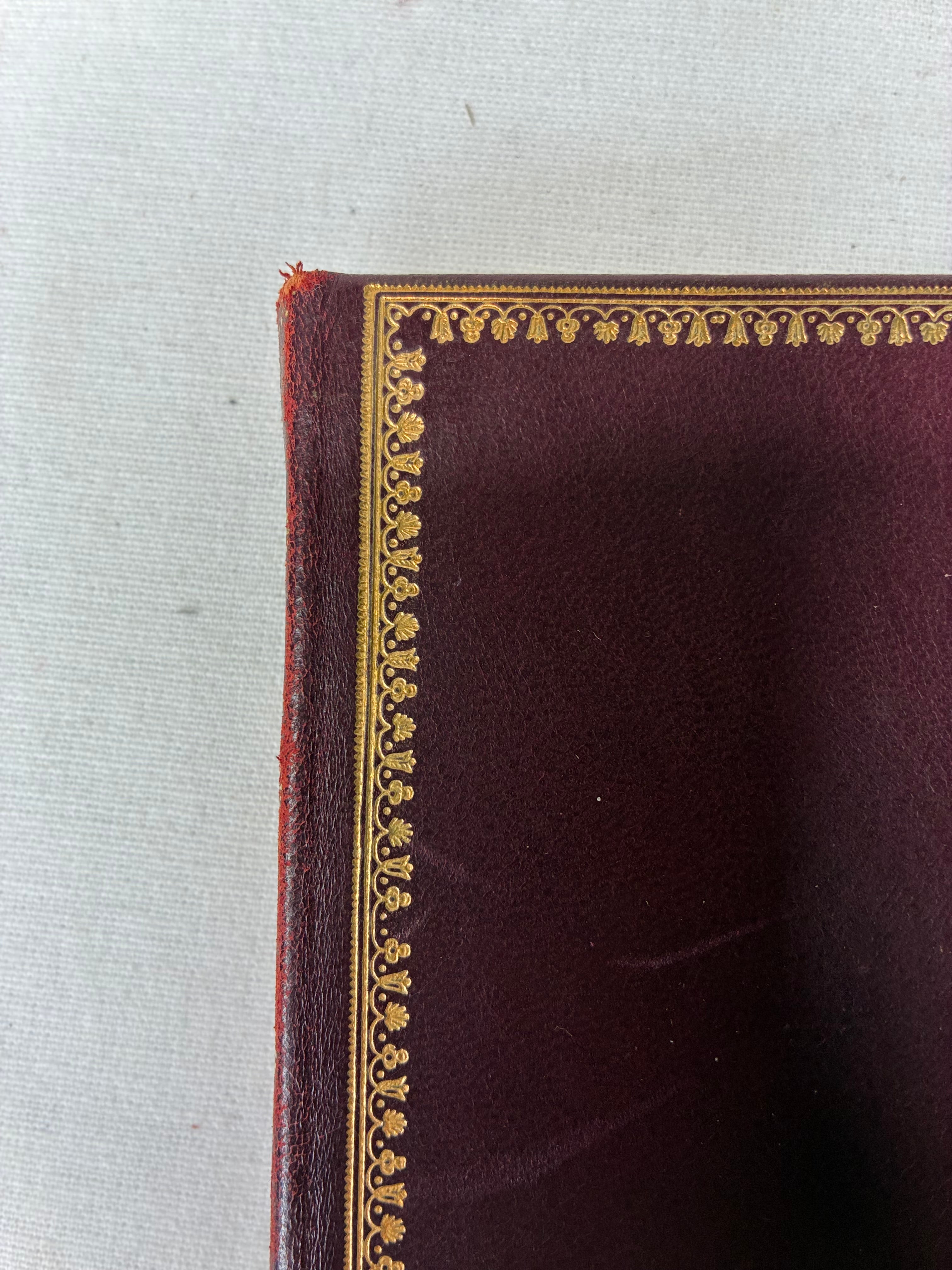 LIMITED EDITION Vintage Fine Leather Mini Book Set