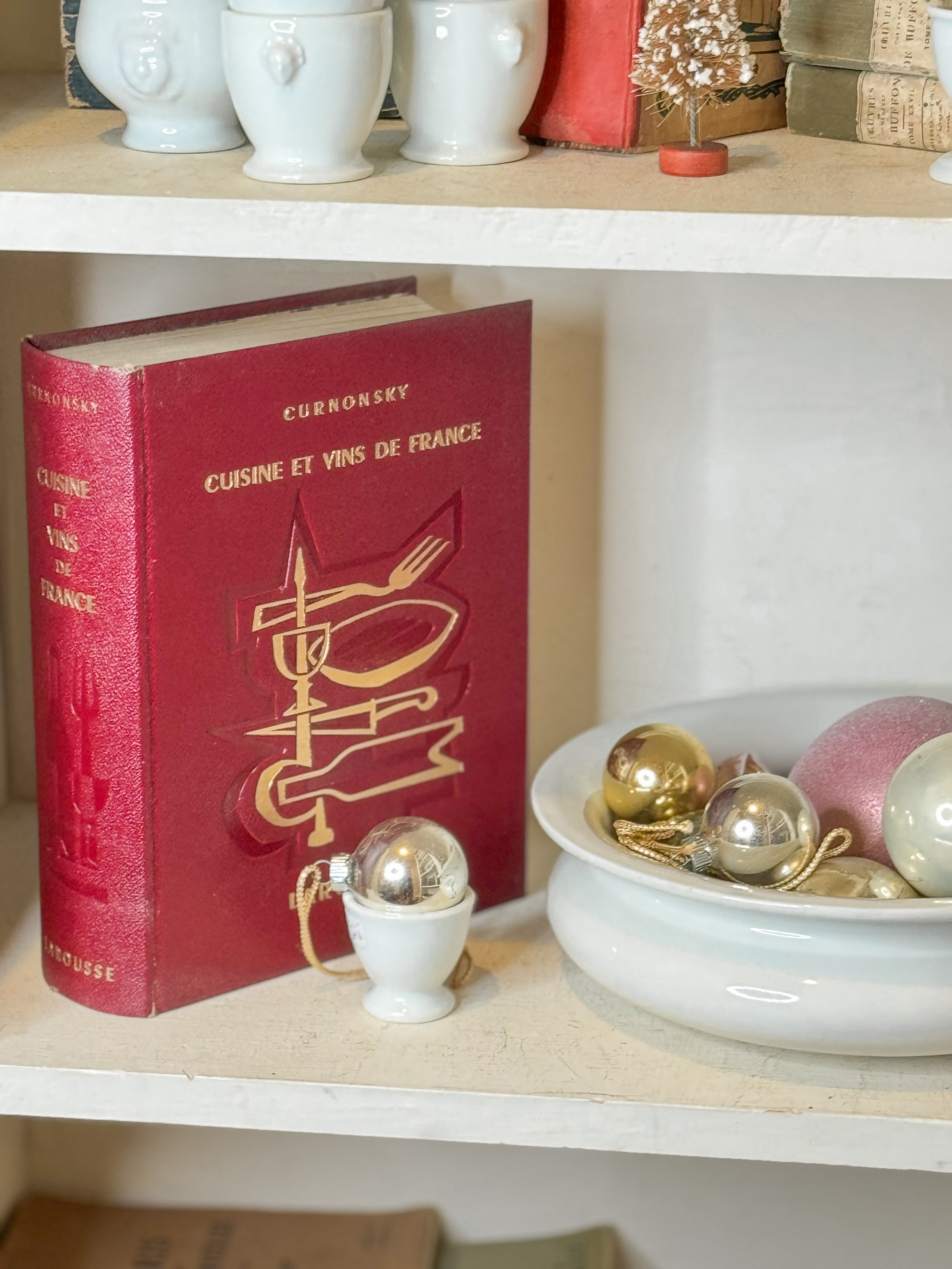 Antique French Ironstone Egg Cup