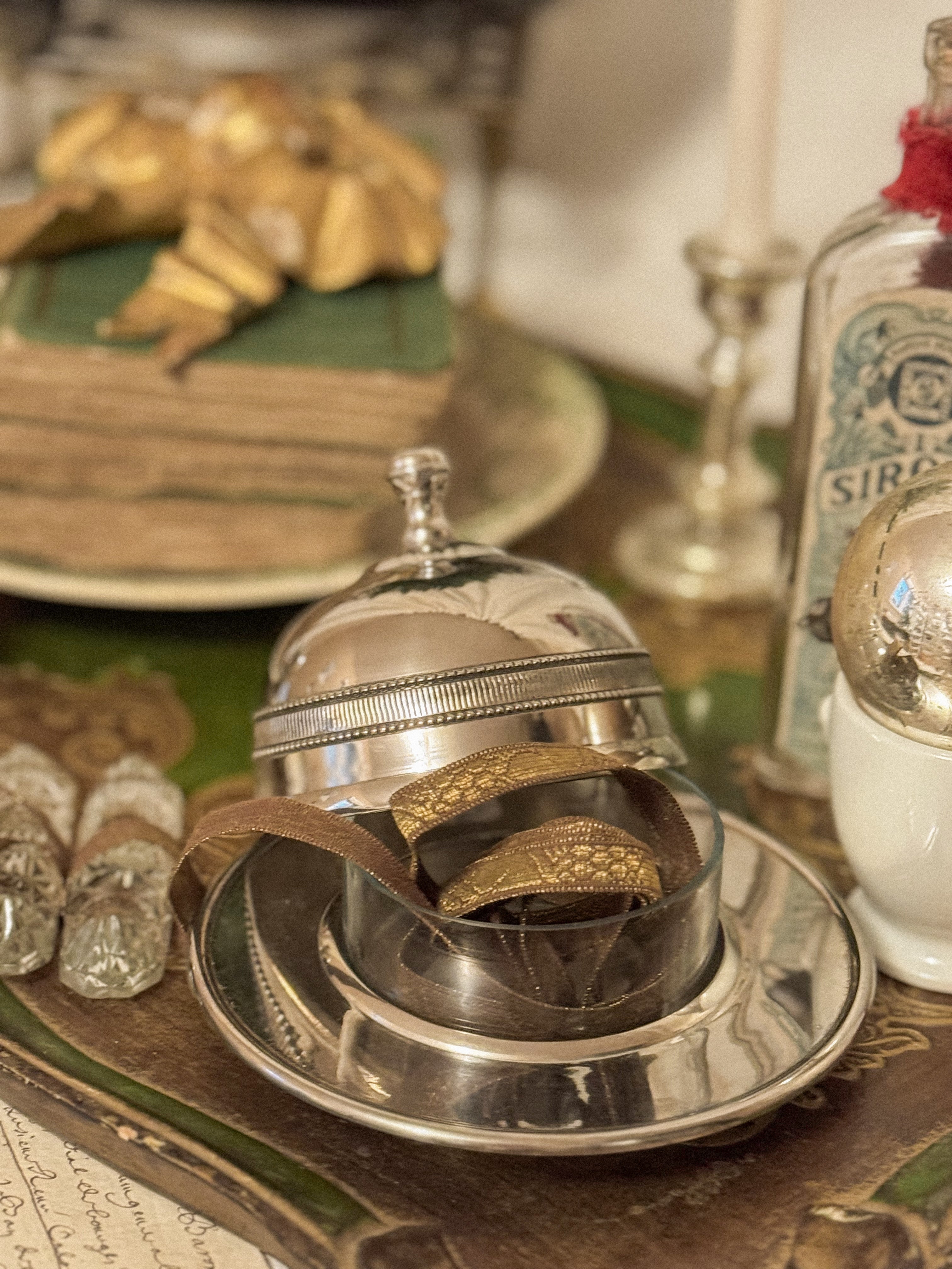 VIntage French Butter Dome