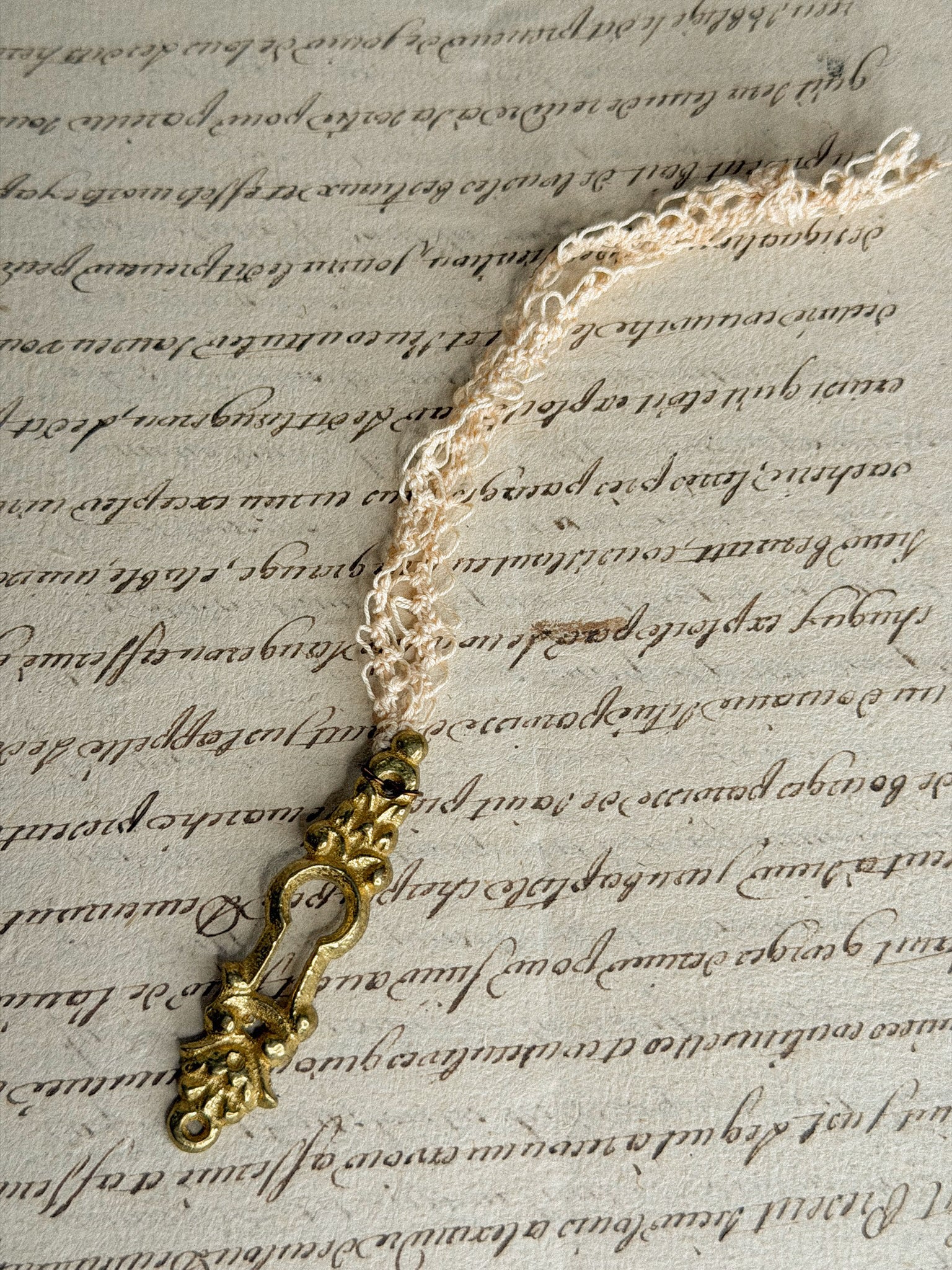 Pièce de Noël - ruban crochet