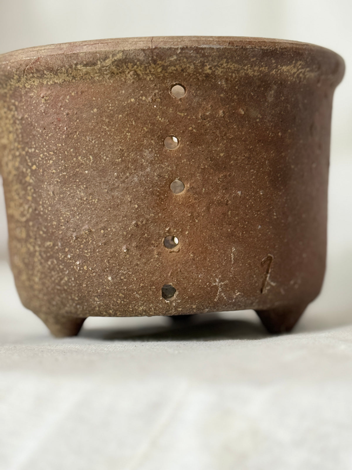 Antique French Faisselle, Cheese Strainer