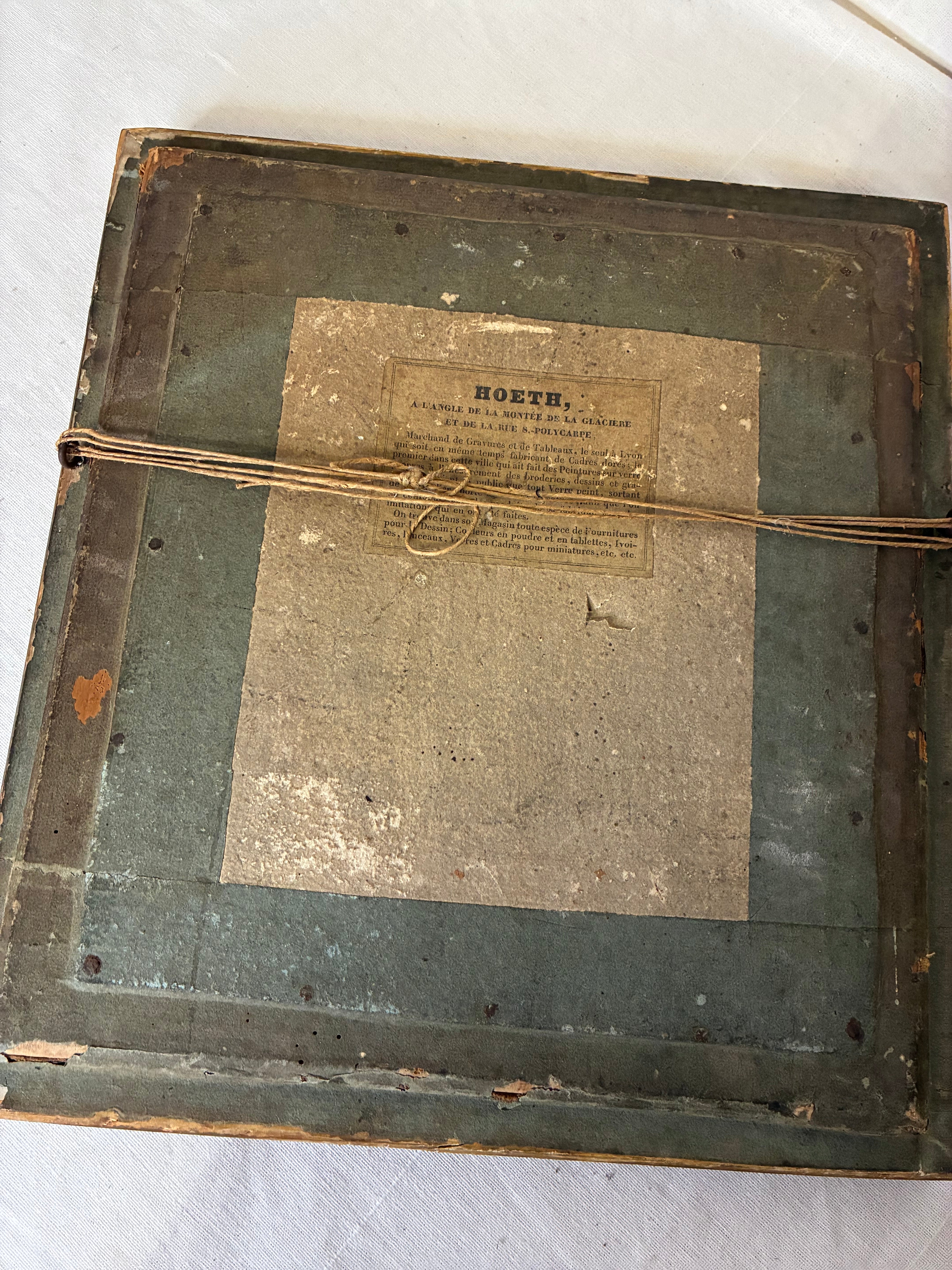 19th Century French Floral Needlework, Lyon Frame