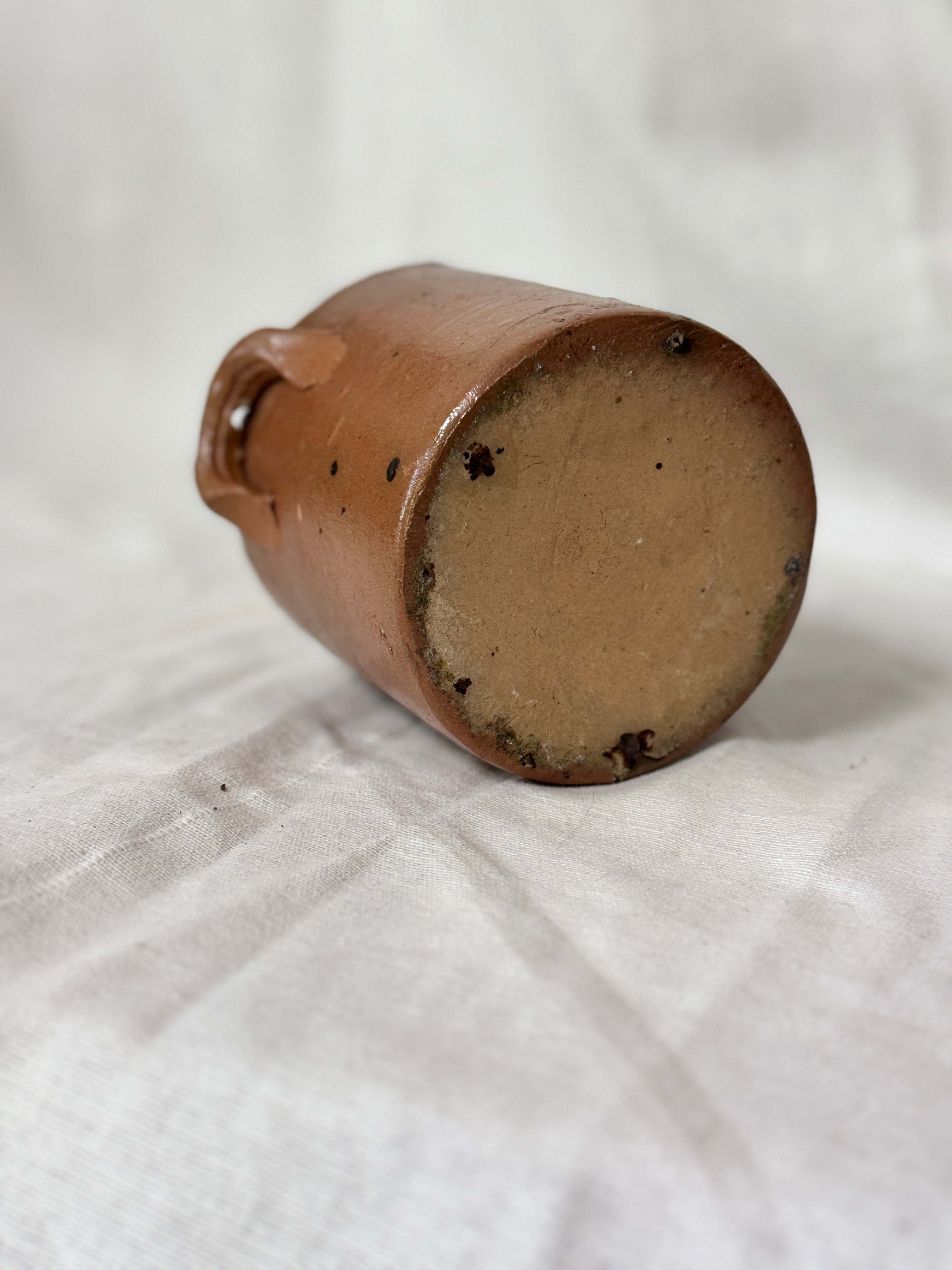 Antique French Confit Pot with Ear Handles