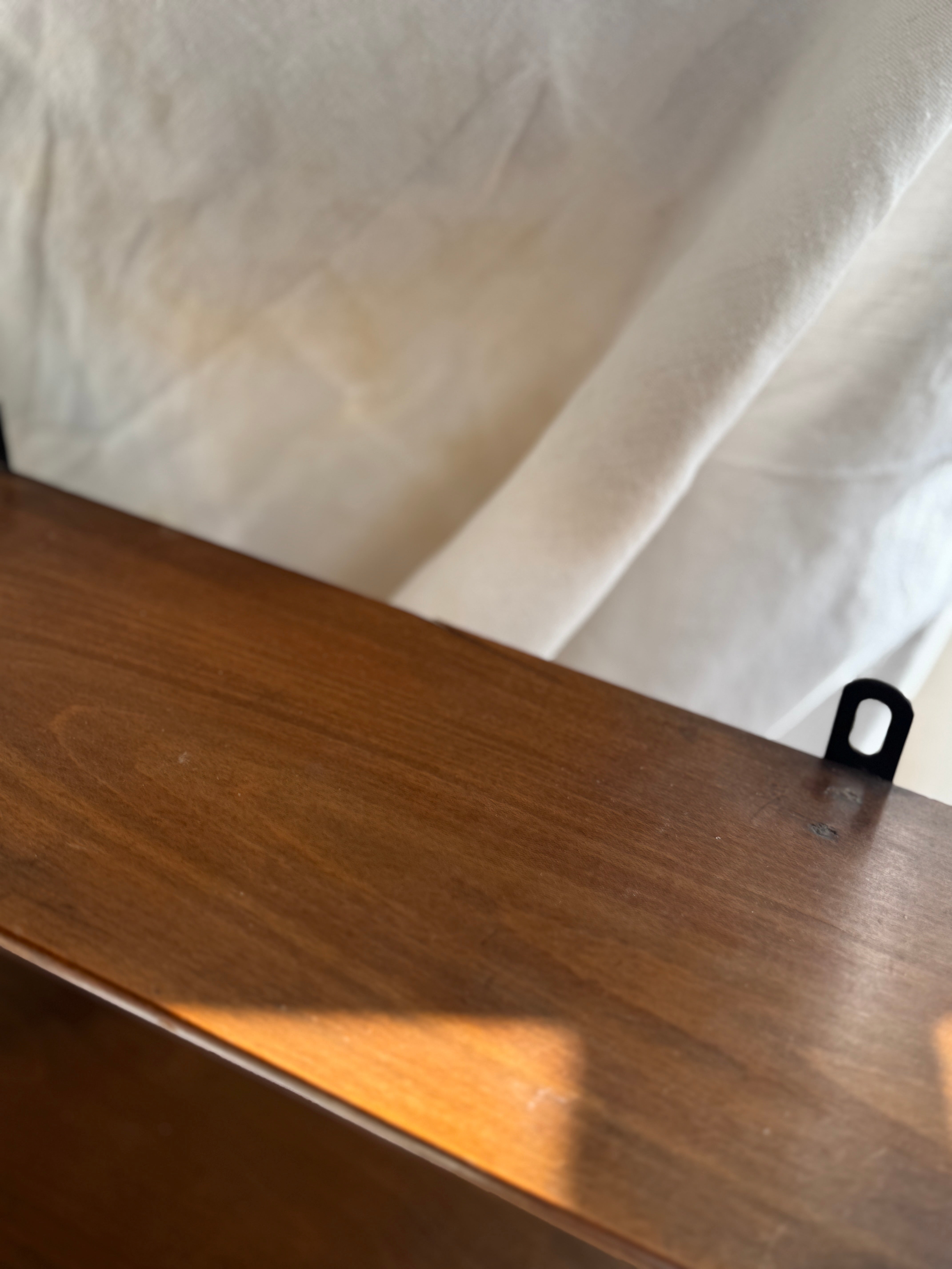 French Turned-Wood Bobbin Shelf