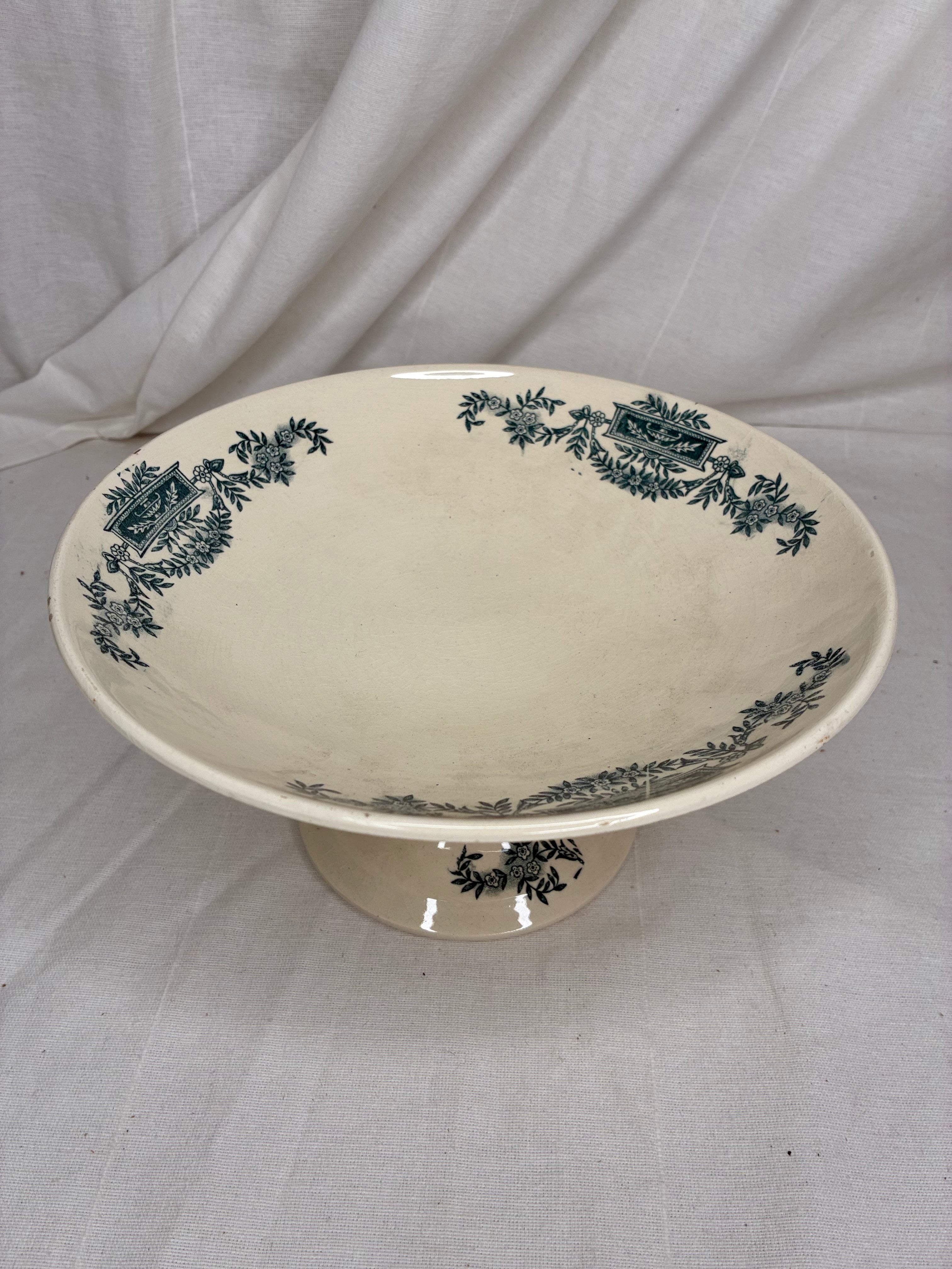 Antique French Compote — “Lutèce” by Longchamp