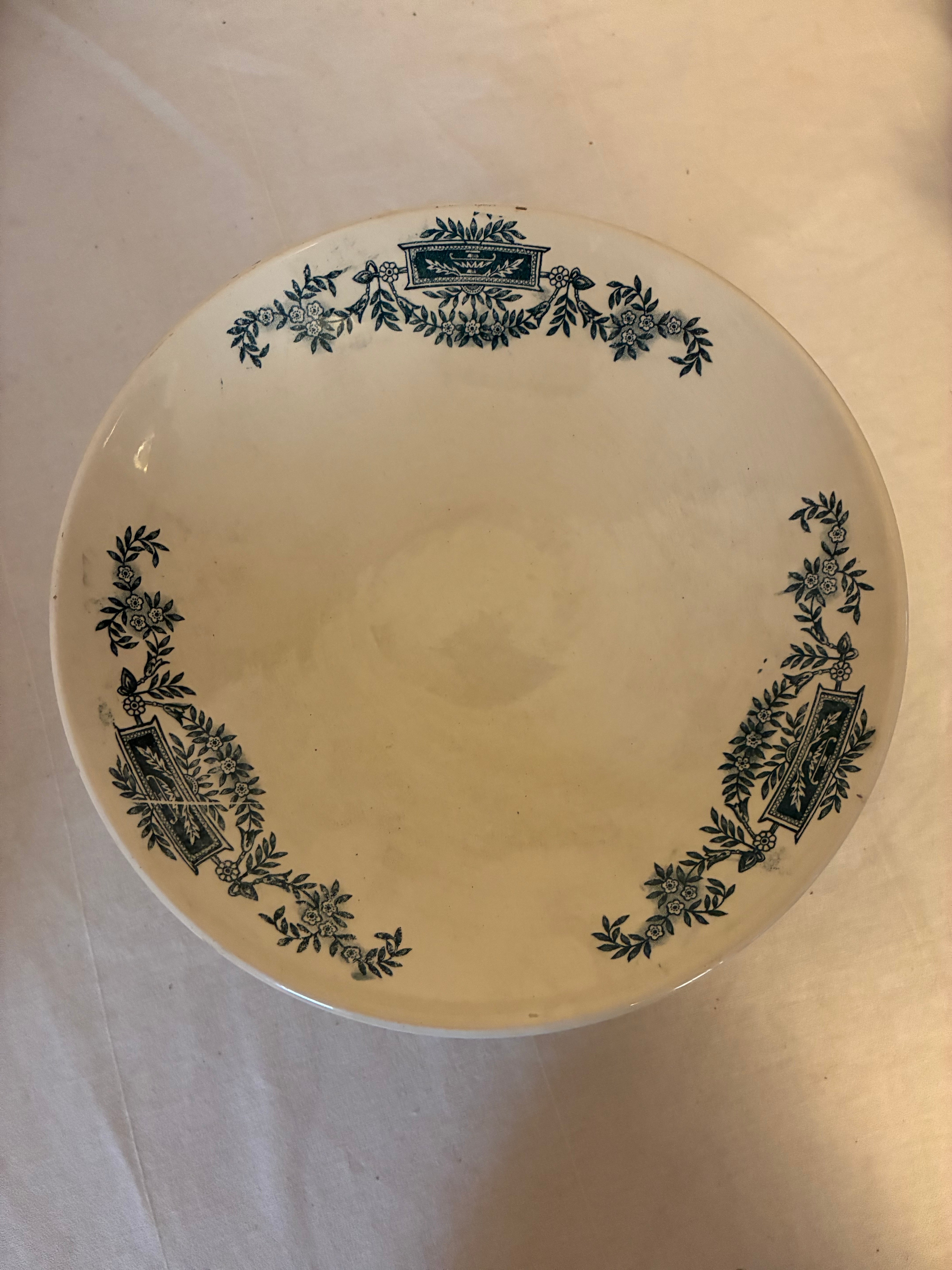 Antique French Compote — “Lutèce” by Longchamp