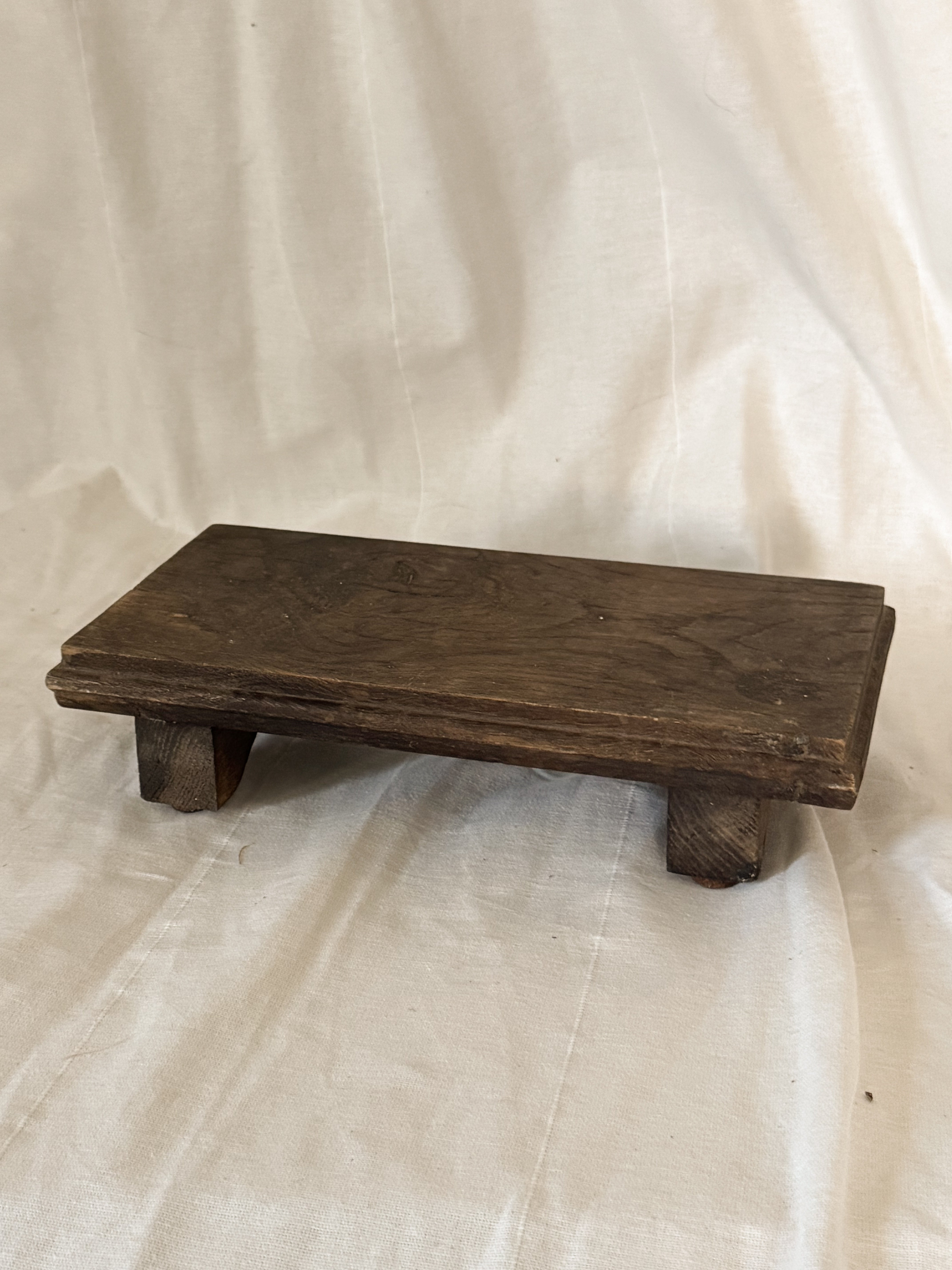 Antique French Provincial Display Stand | Hand-Forged Oak, 18th Century
