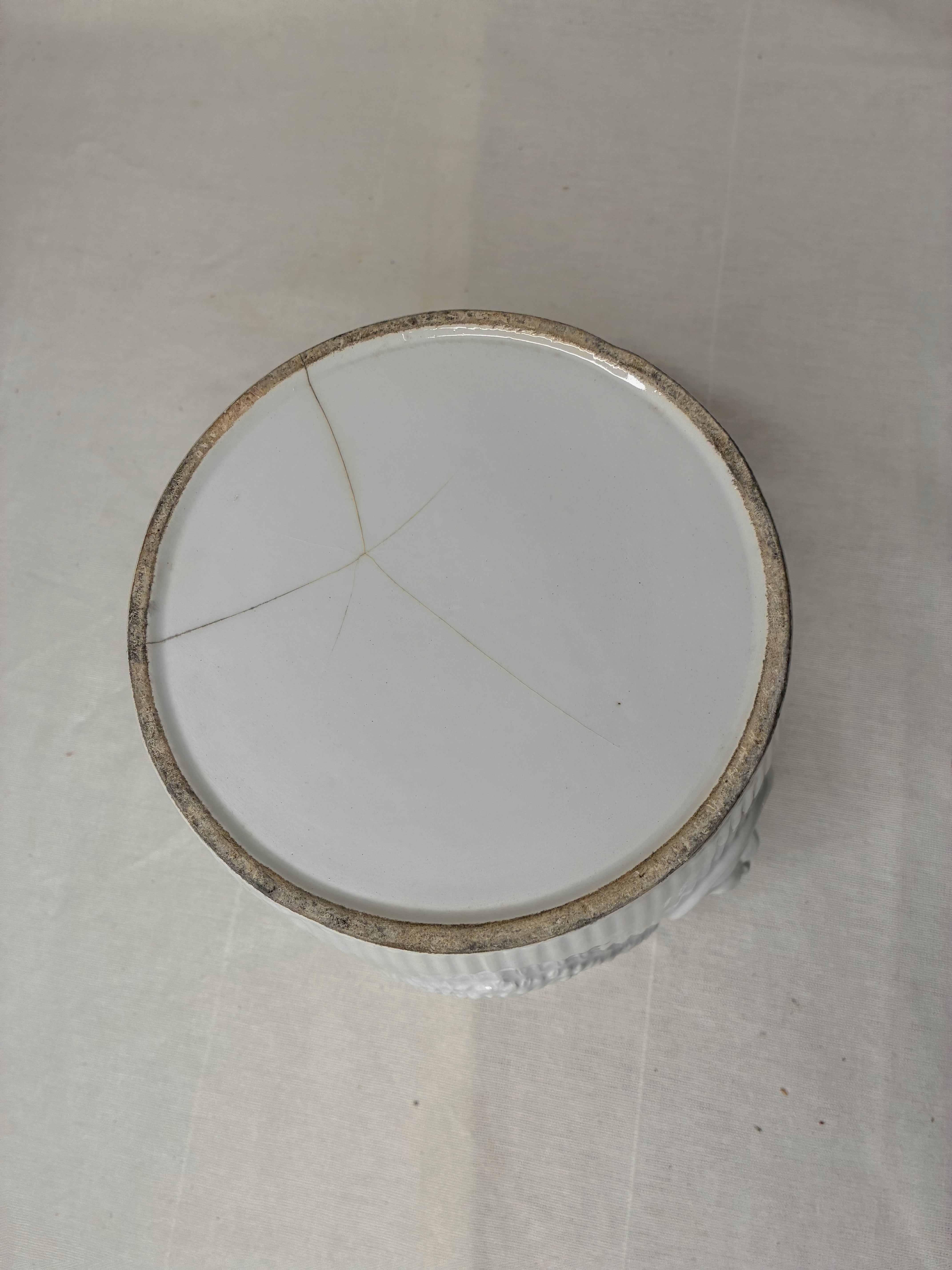 White Porcelain Cachepot