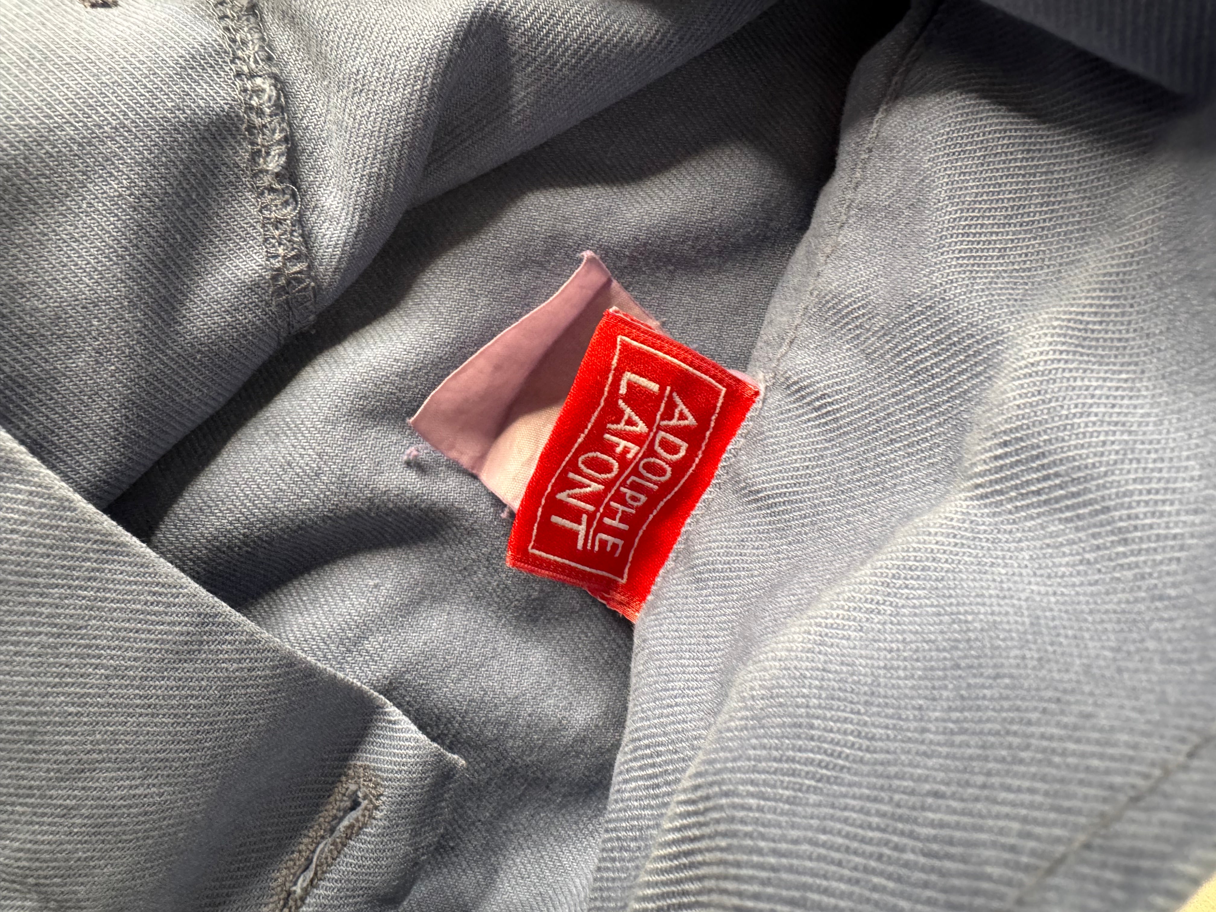 Chambray Blue Vintage French Chore Coat