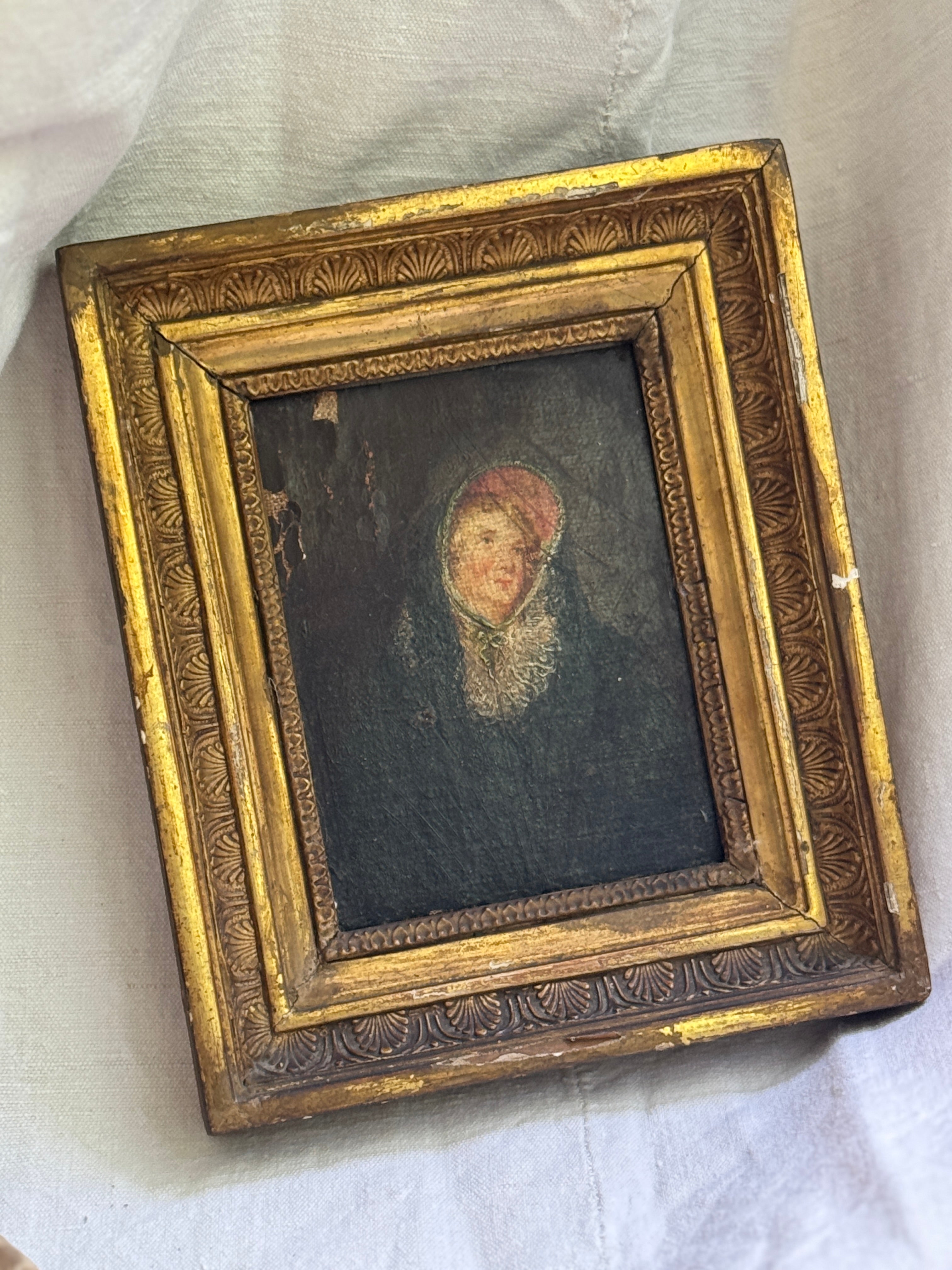 Femme à la Coiffe de Dentelle