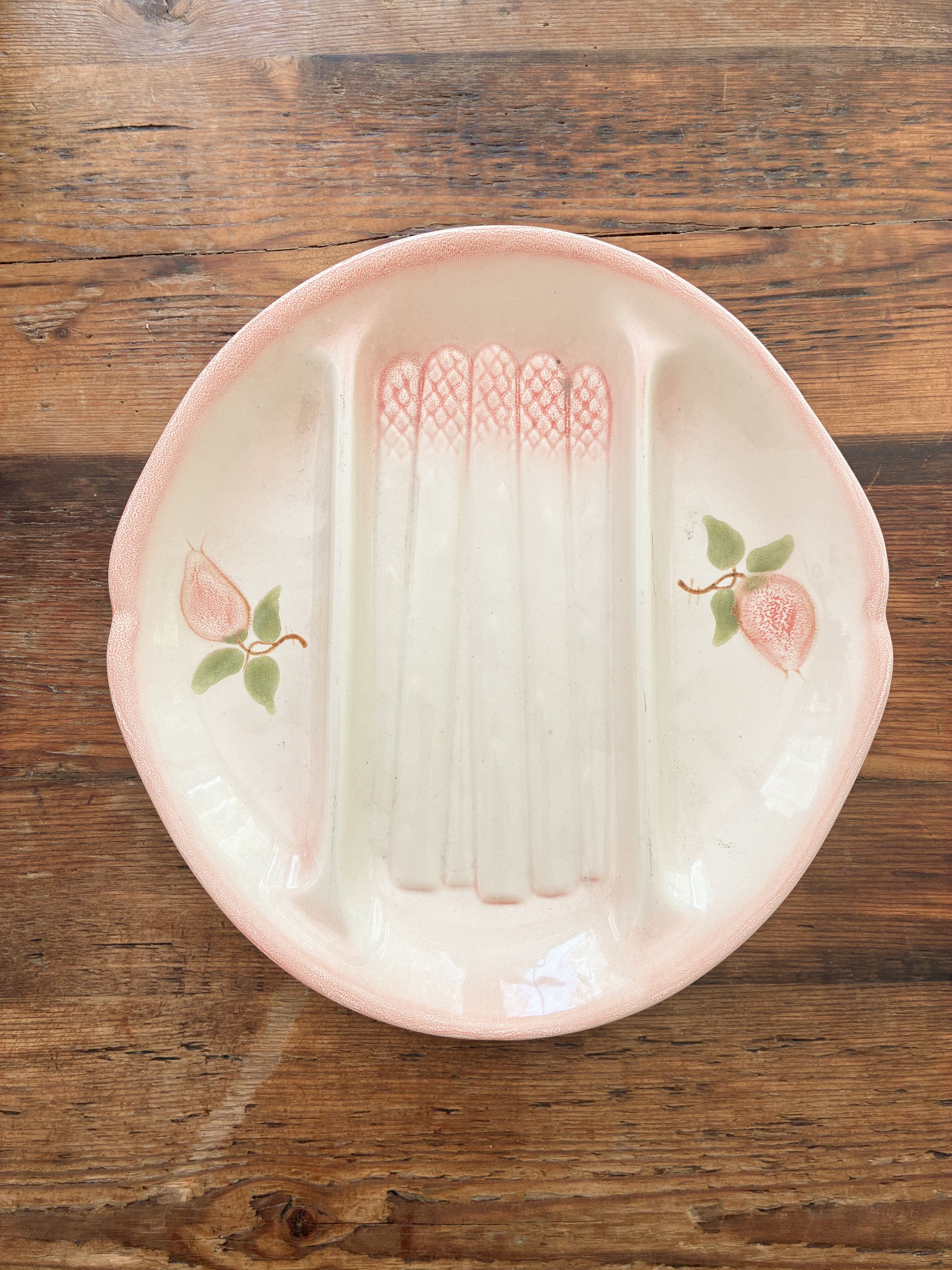 Primrose Asparagus Plate, Salins-les-Bains