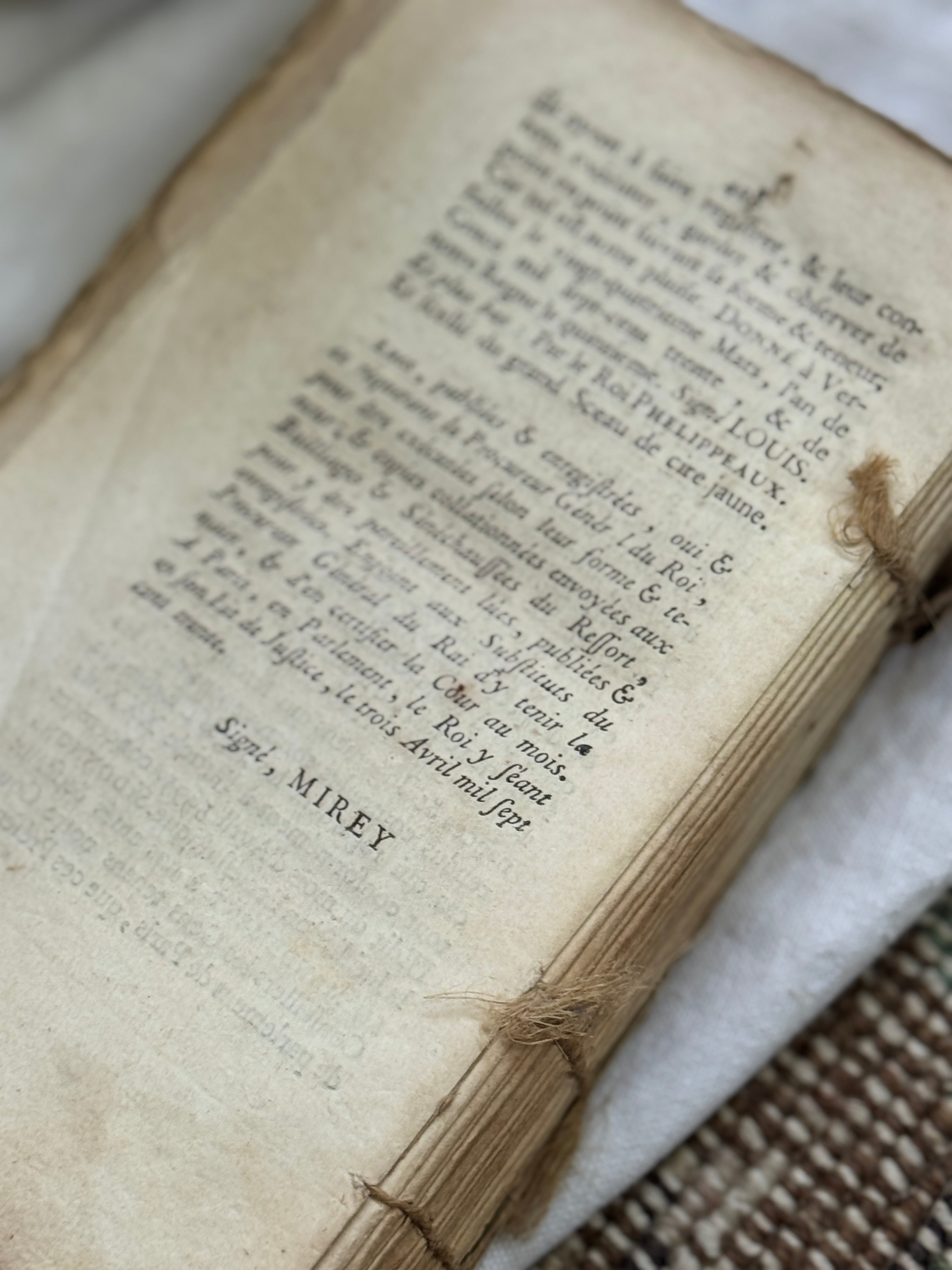 Pair of 18th-Century French Books, 1766 & 1774