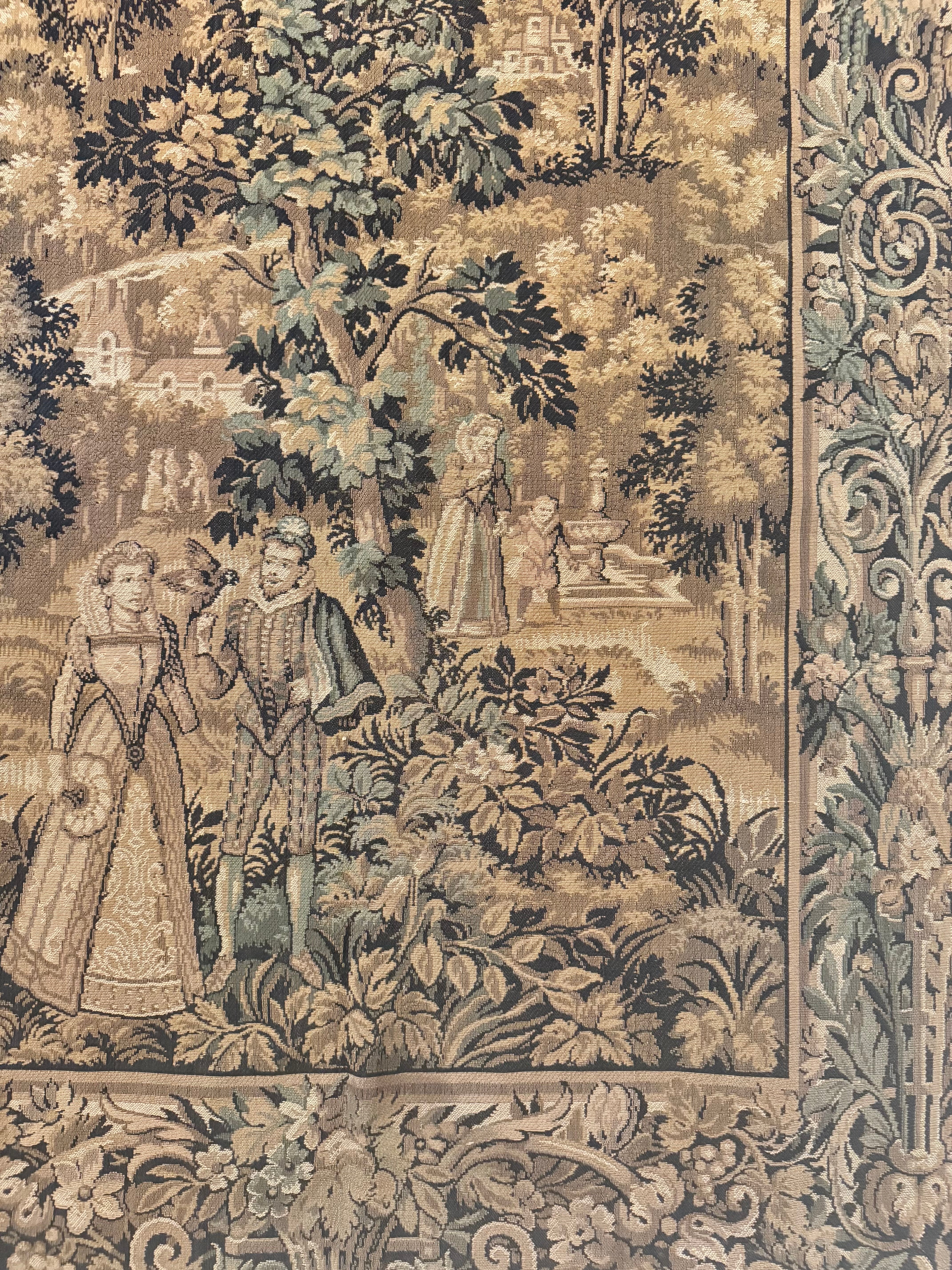 French Jacquard Verdure Tapestry