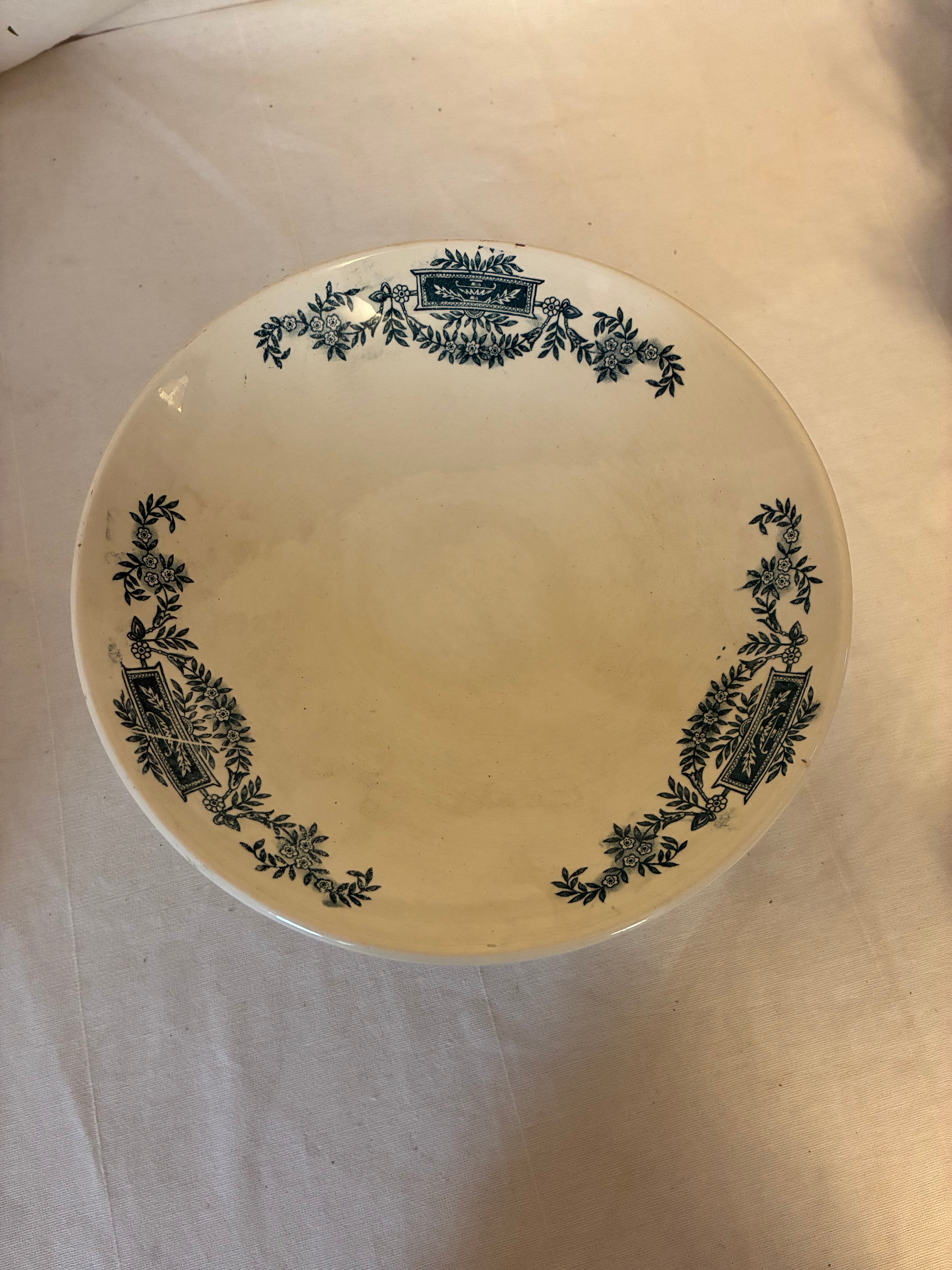 Antique French Compote — “Lutèce” by Longchamp