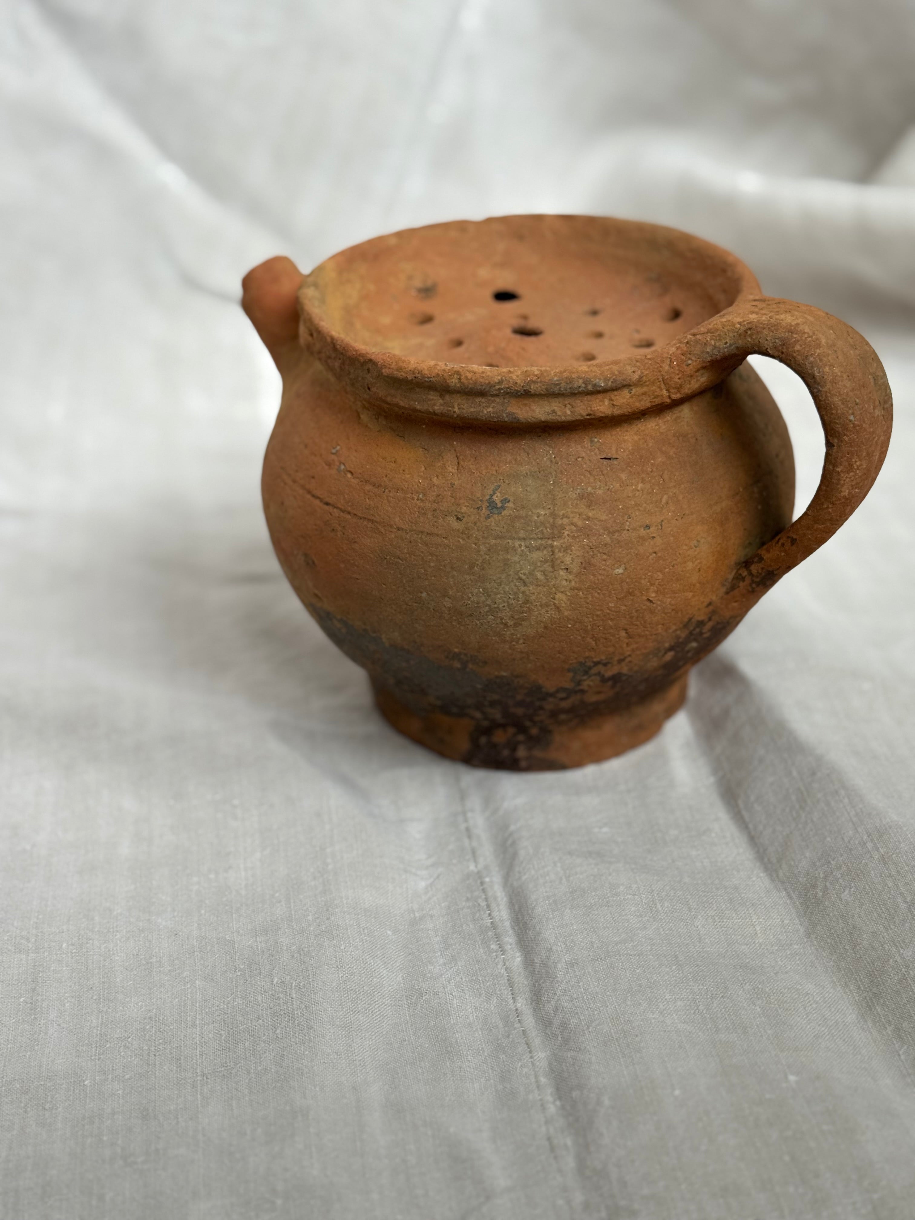 Antique French Terracotta Vessel