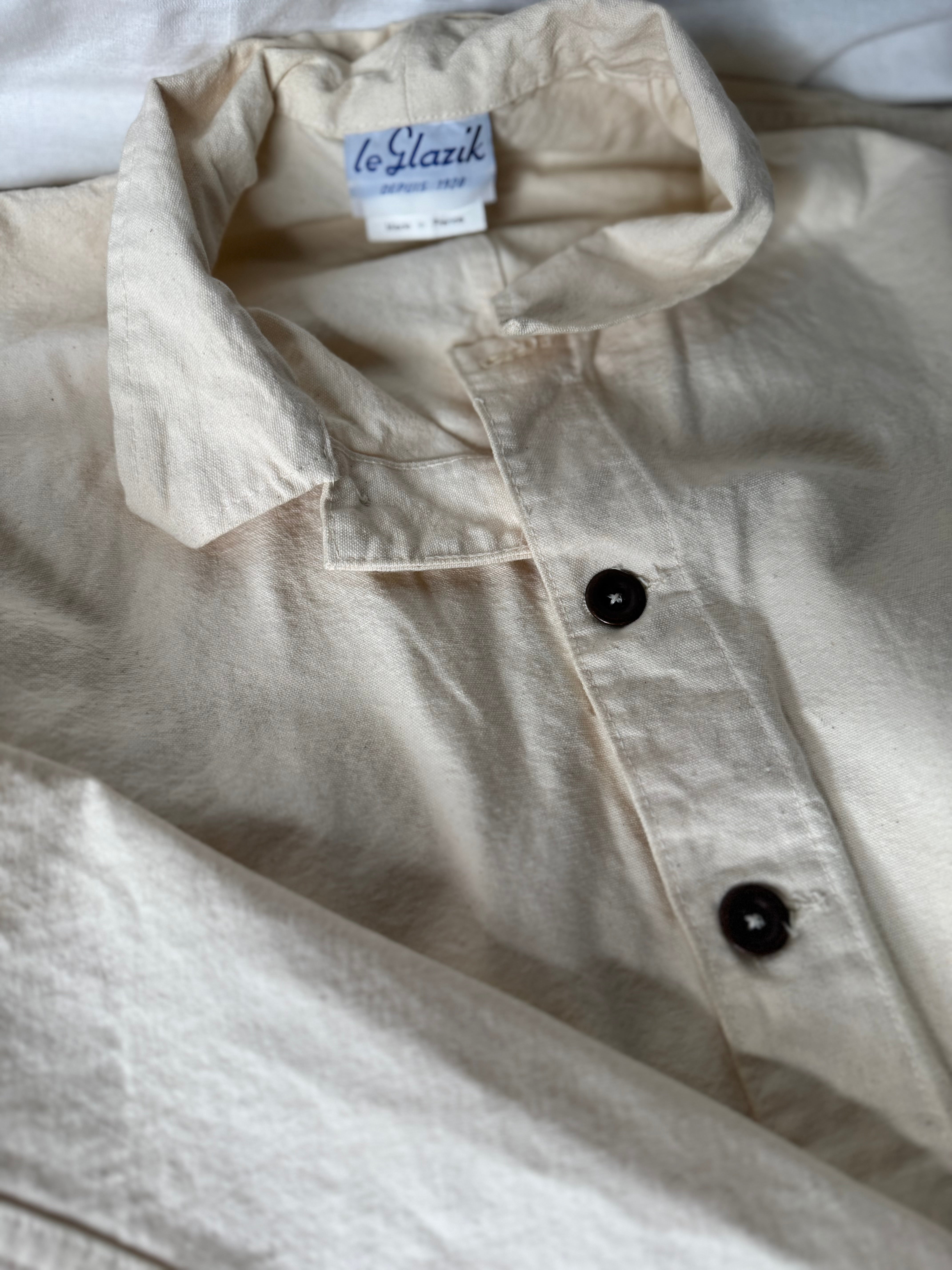 Natural Vintage French Chore Coat