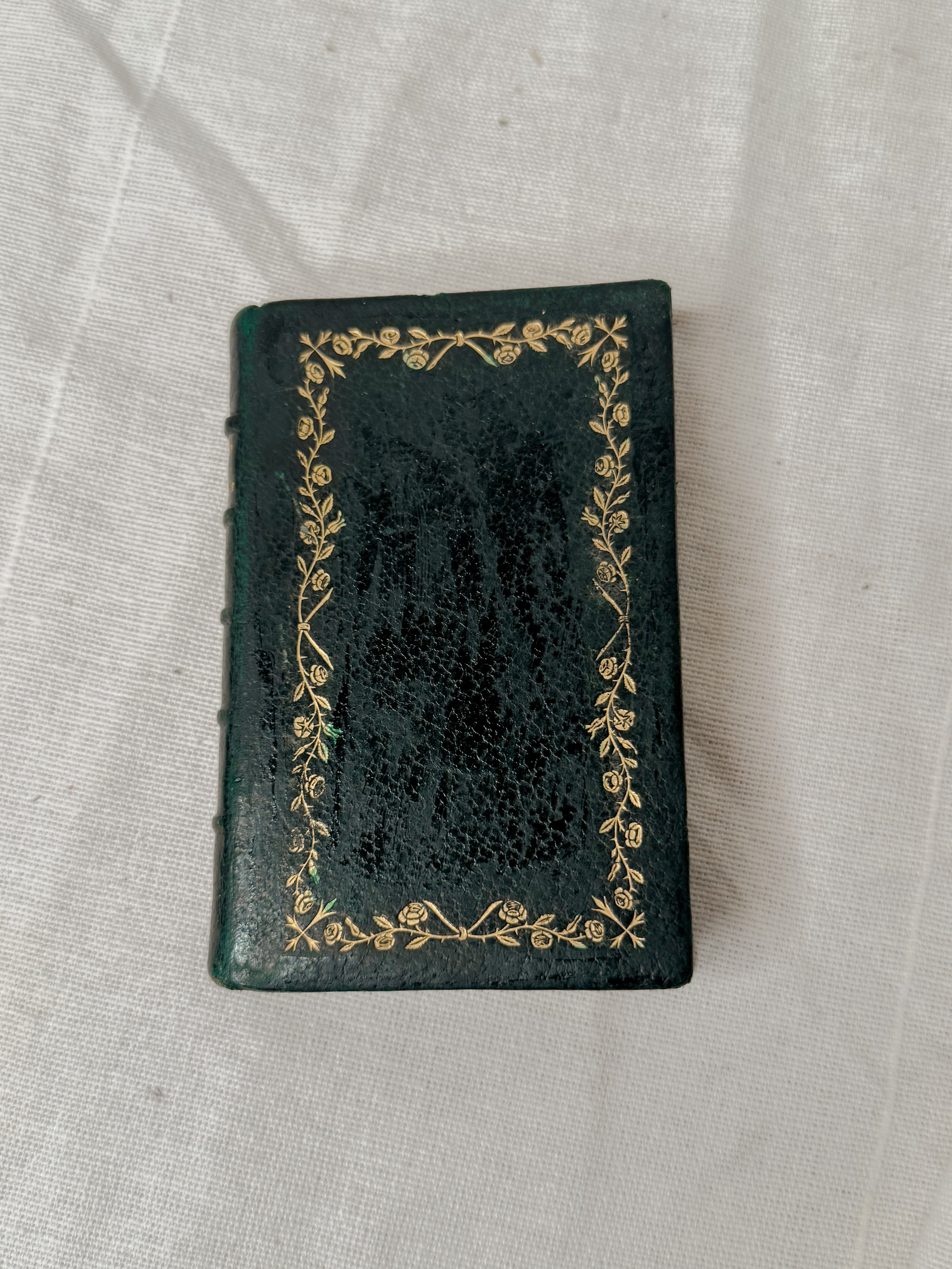 1888 Leather-Bound Devotional (Imitation de la Très Sainte Vierge)