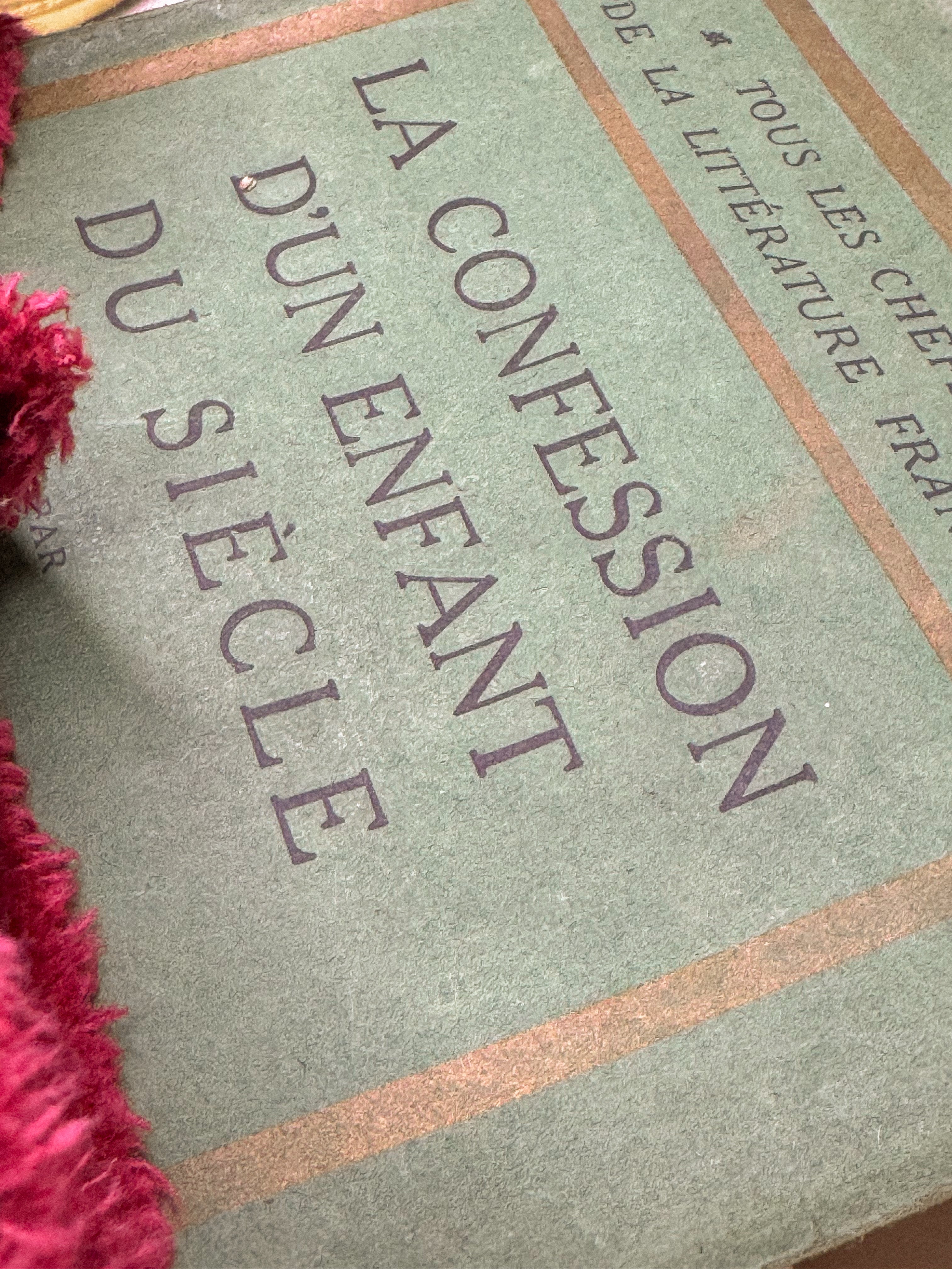 Set of 3 Vintage French Books