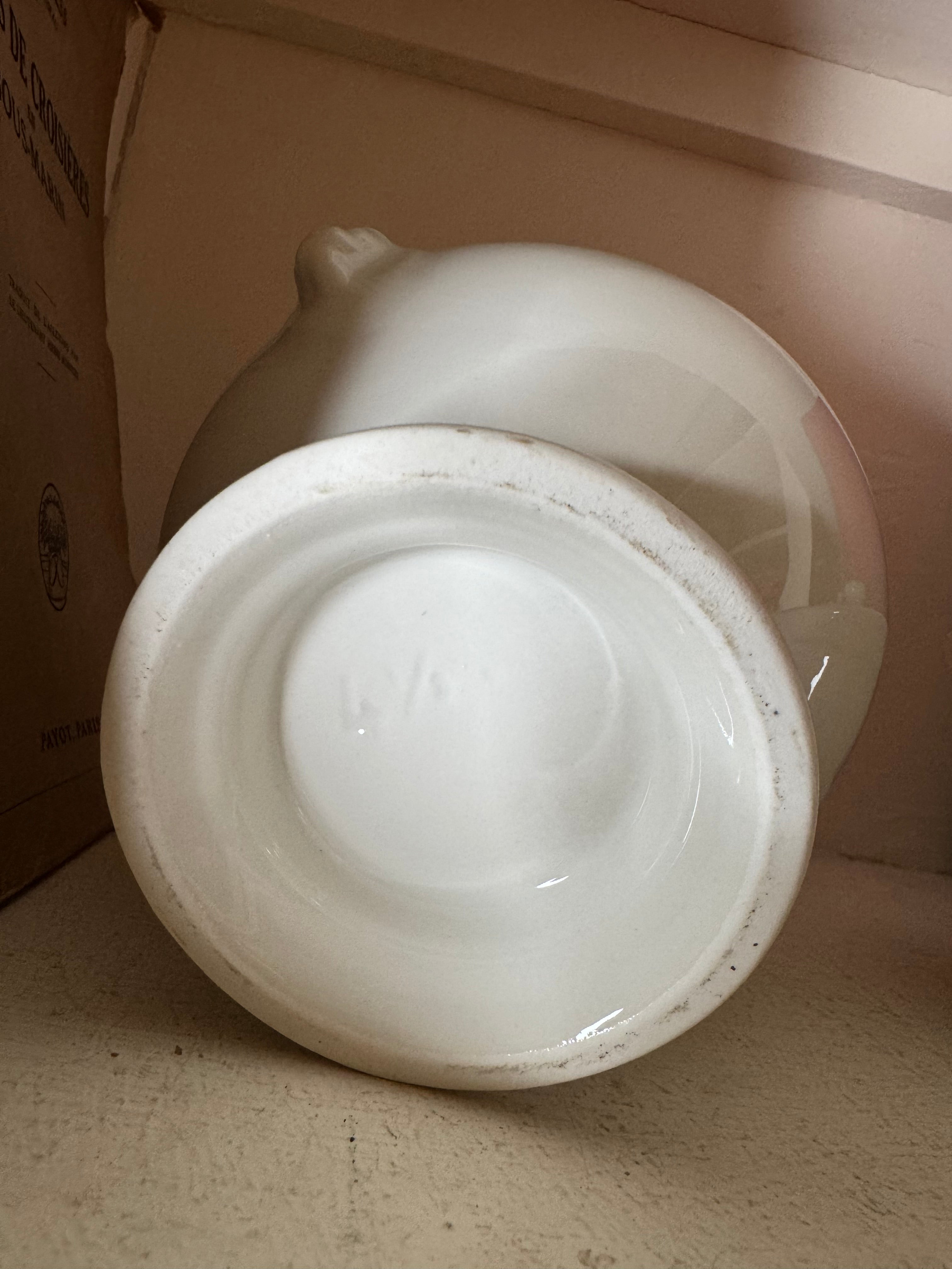 Vintage French Ironstone Bowl