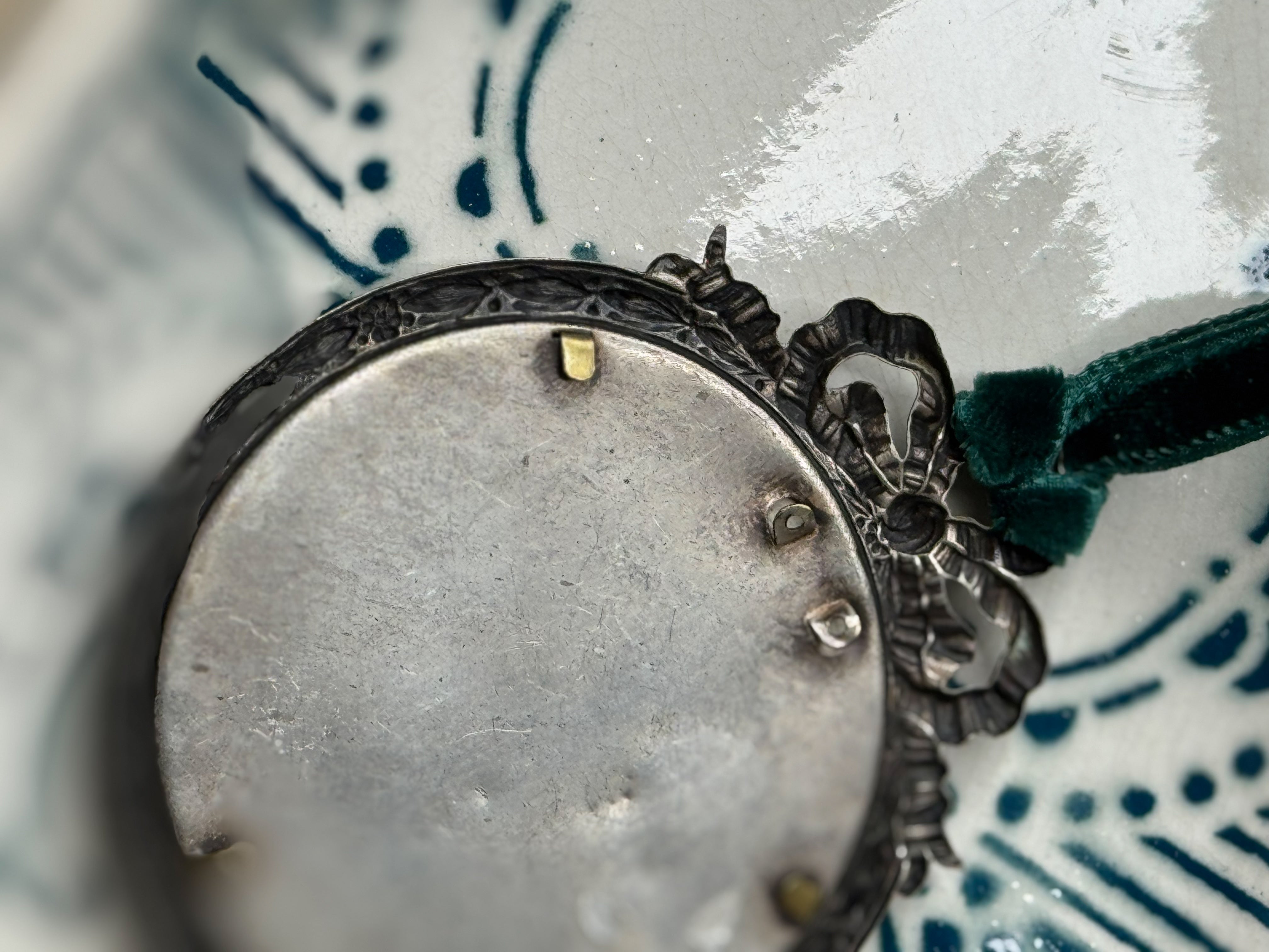 Antique French Miniature Frame Ornament