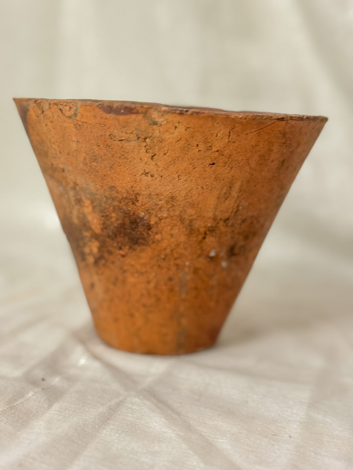 Antique French Resin Pot, Landes Terracotta