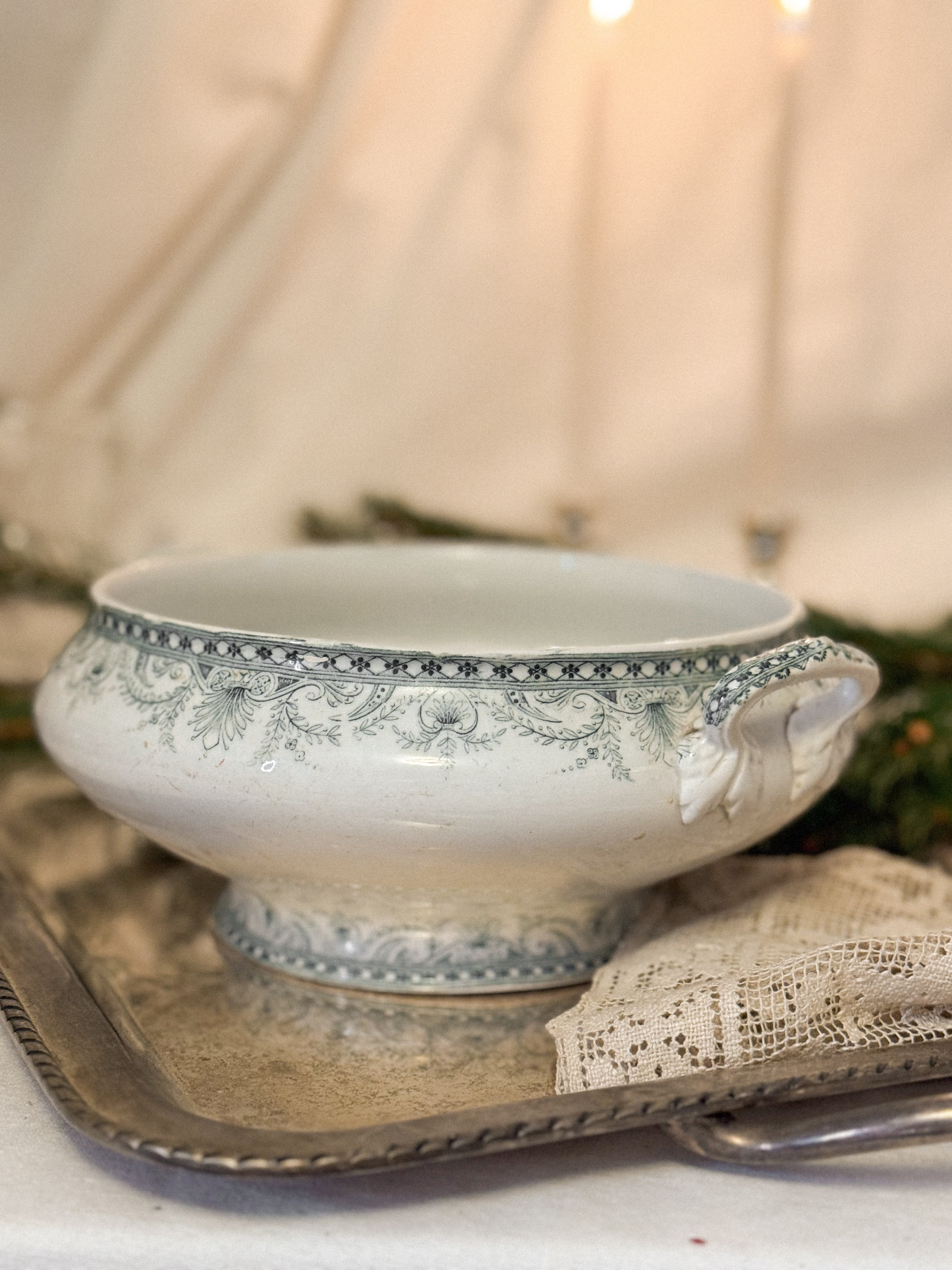 Antique French Tureen — Saint-Amand & Hamage Nord