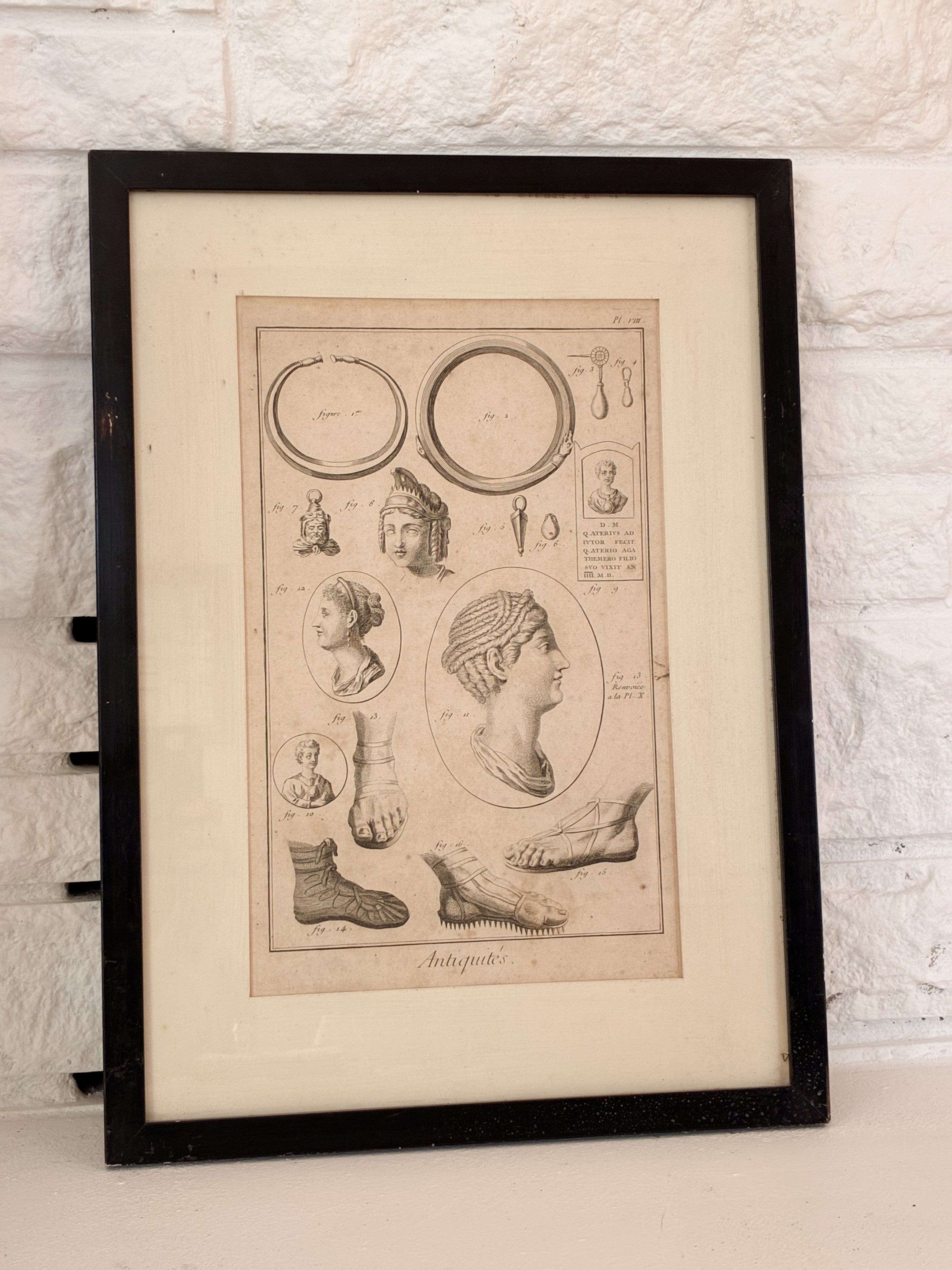Encyclopédie de Diderot: Antiquités, Planche VIII