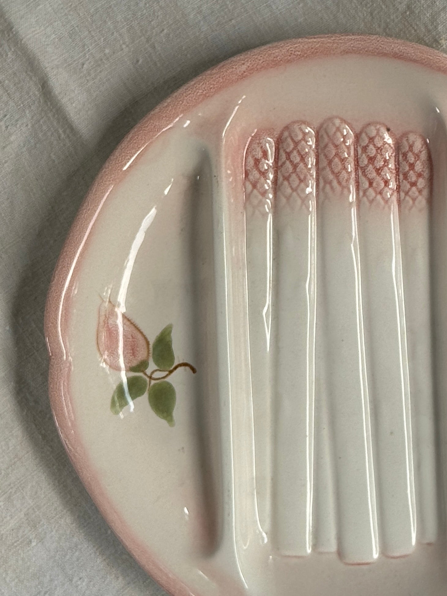 Primrose Asparagus Plate, Salins-les-Bains
