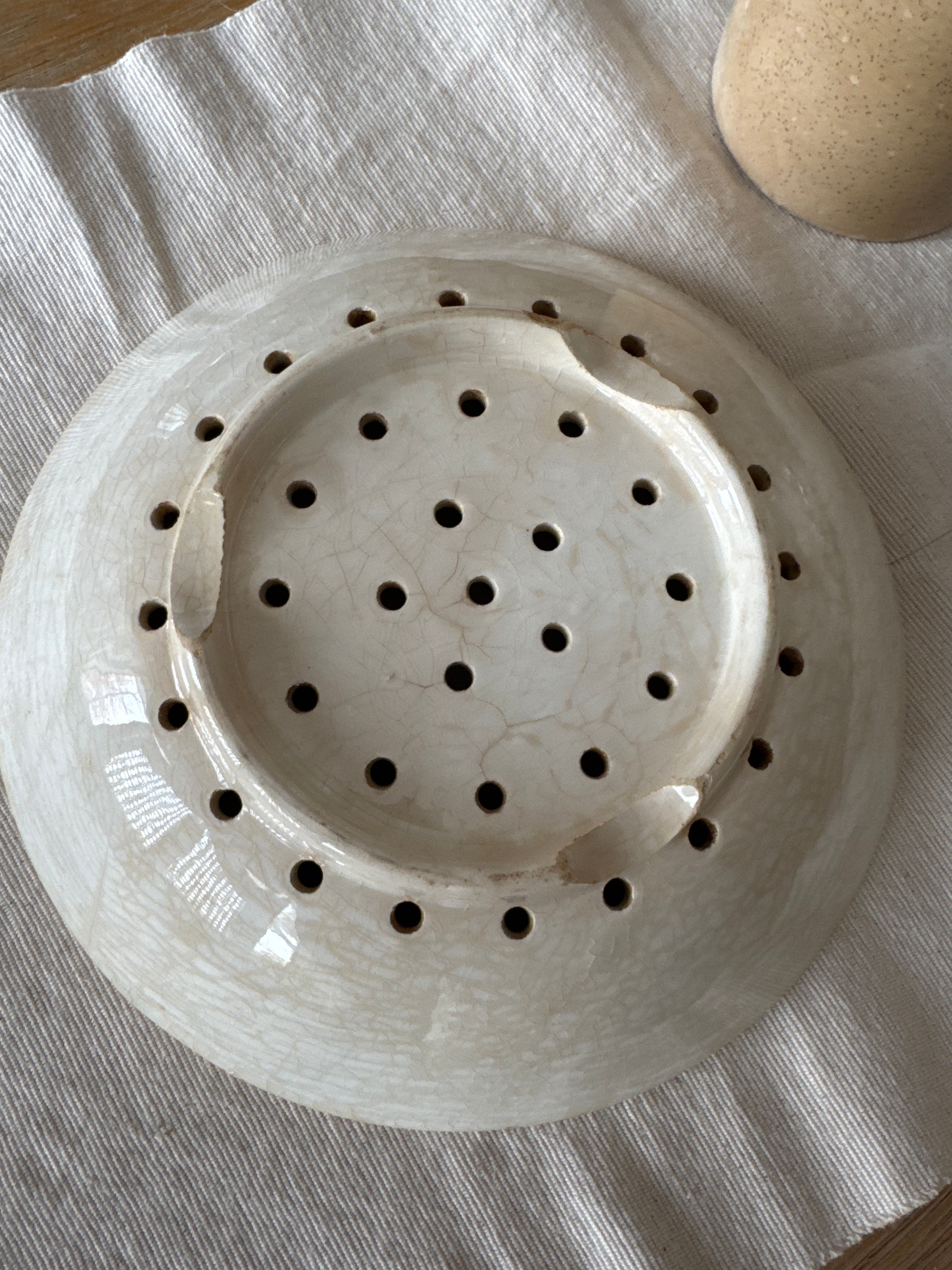 Antique French Berry Bowl