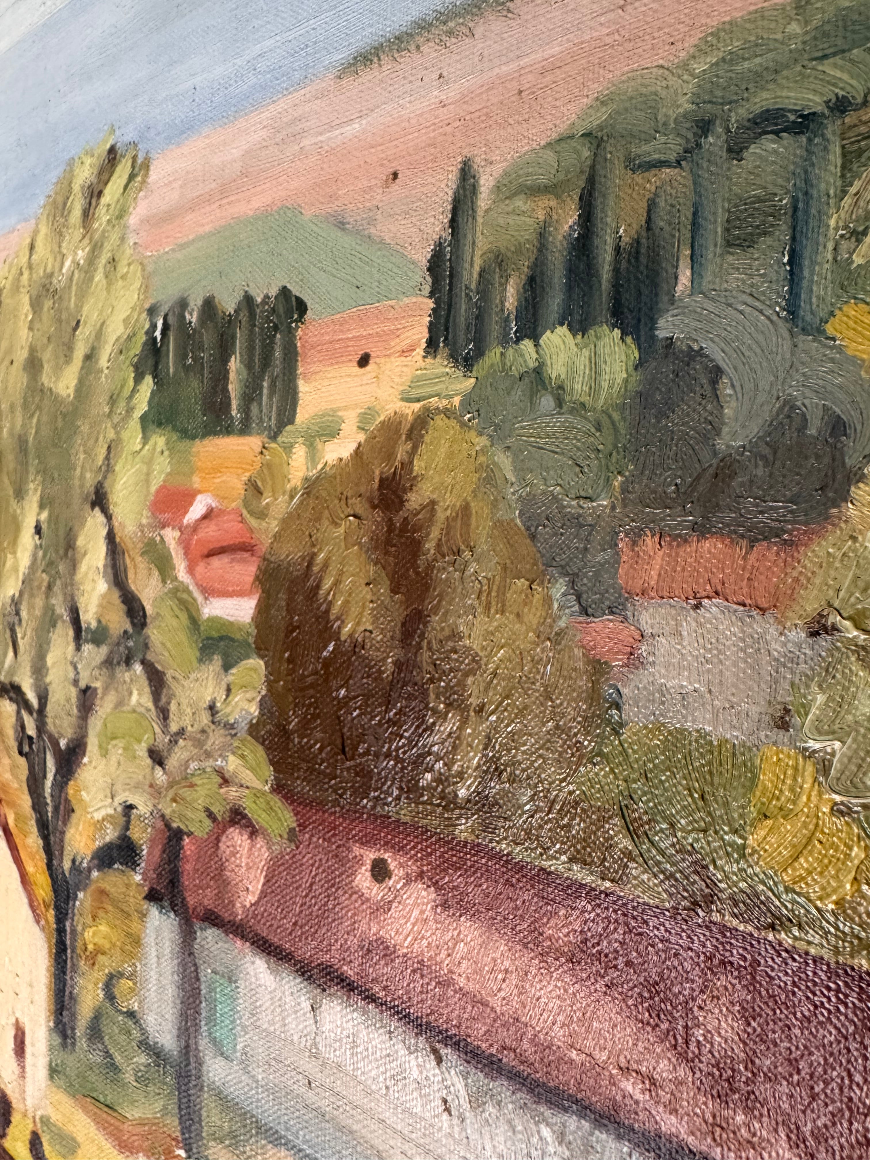 Signed French Oil on Canvas | Provençal Landscape
