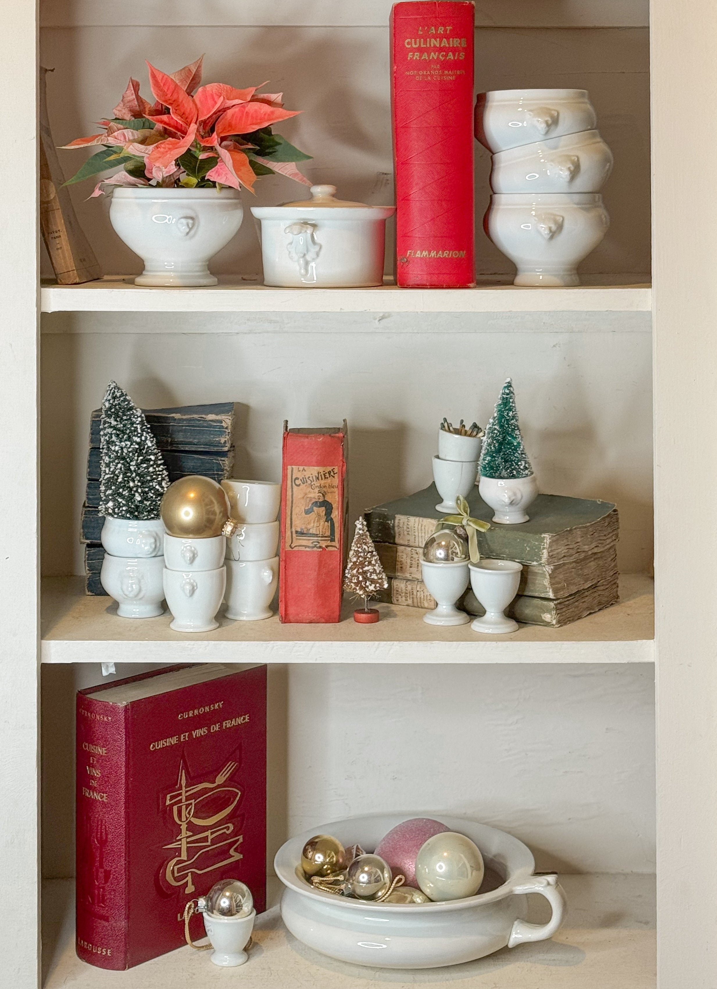 Vintage Set of French Ironstone Bowls