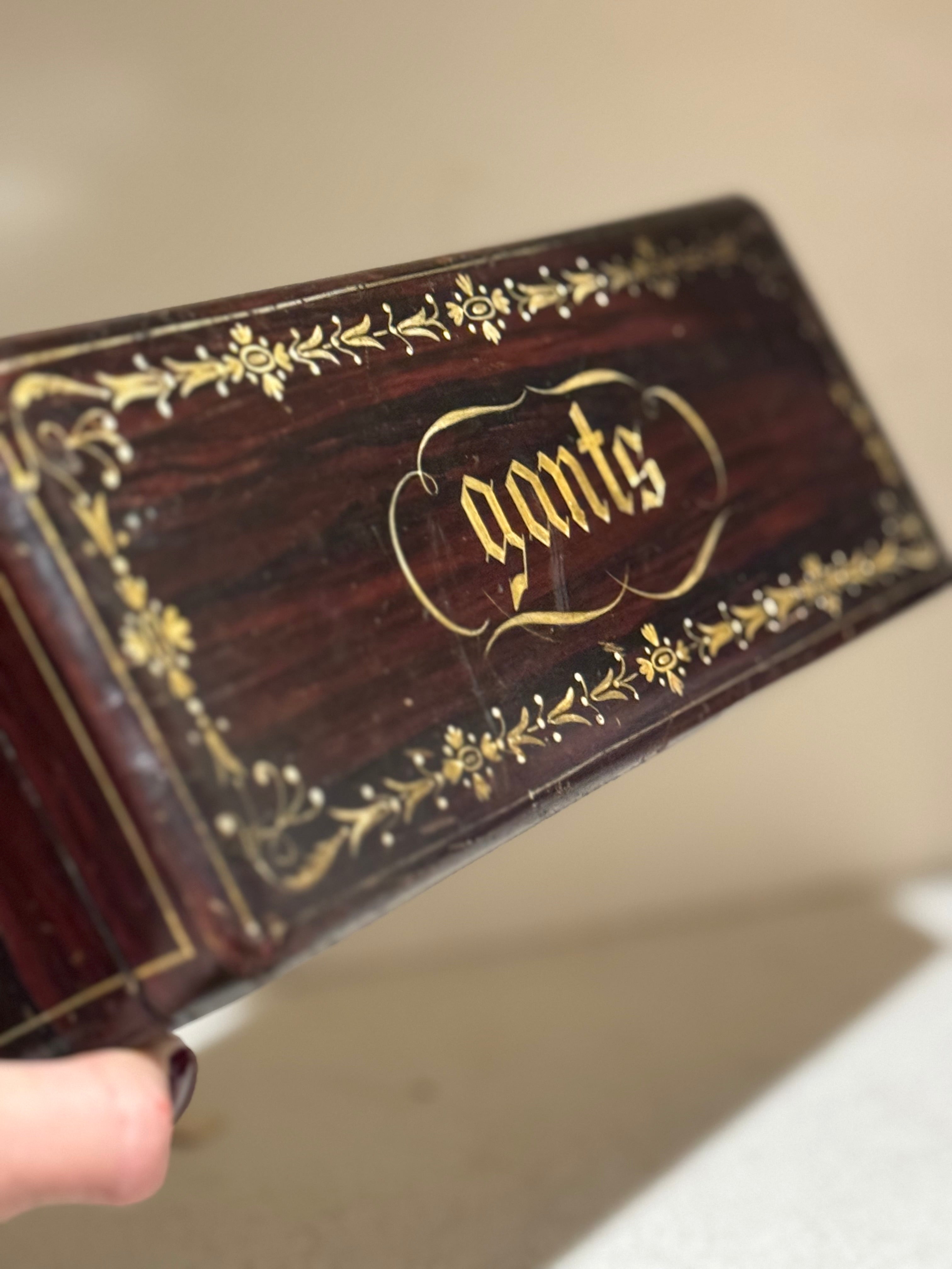 Antique French Glove Box