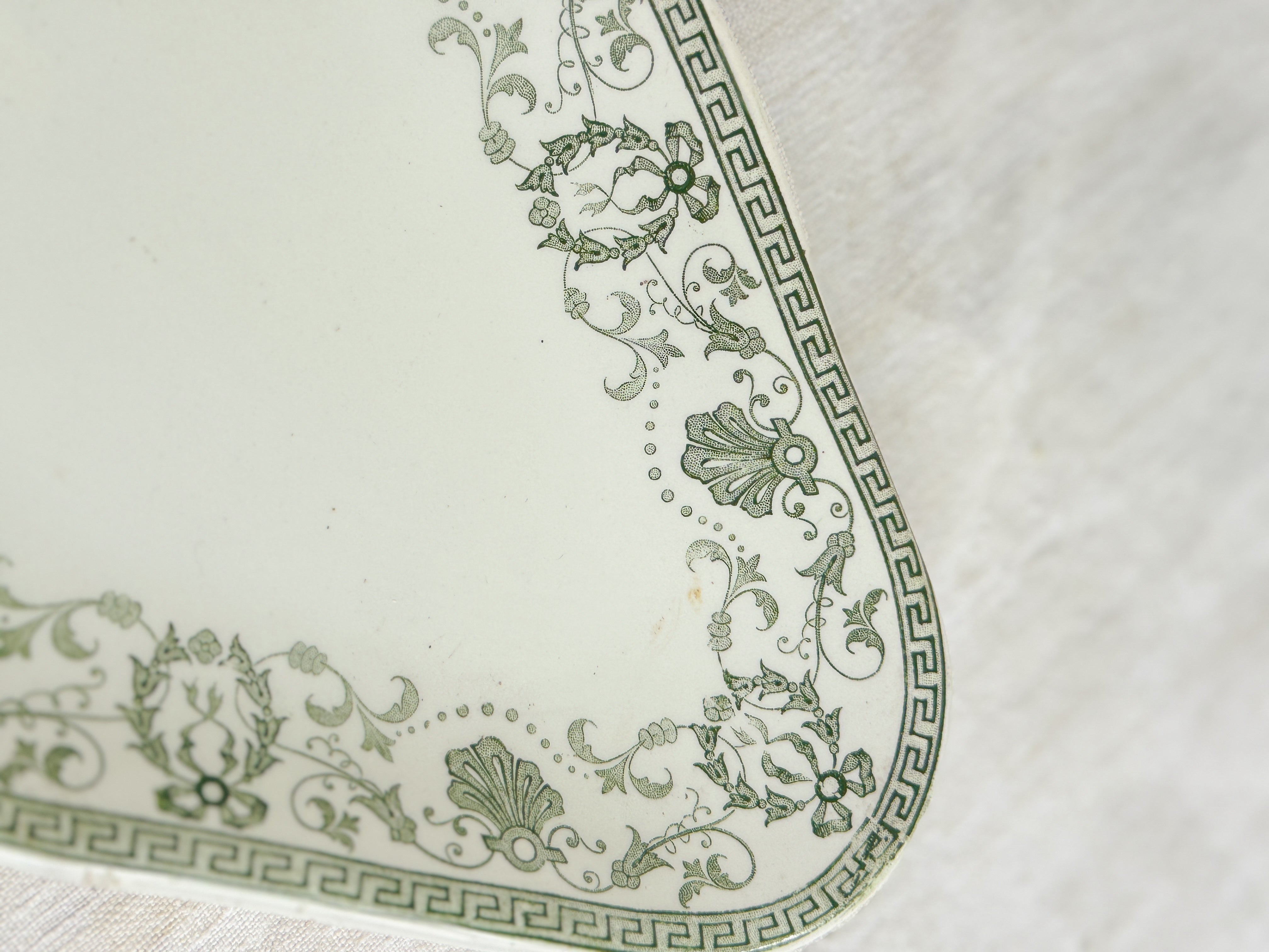 French Transferware Ravier, Rivoli Pattern, Saint-Amand & Hamage