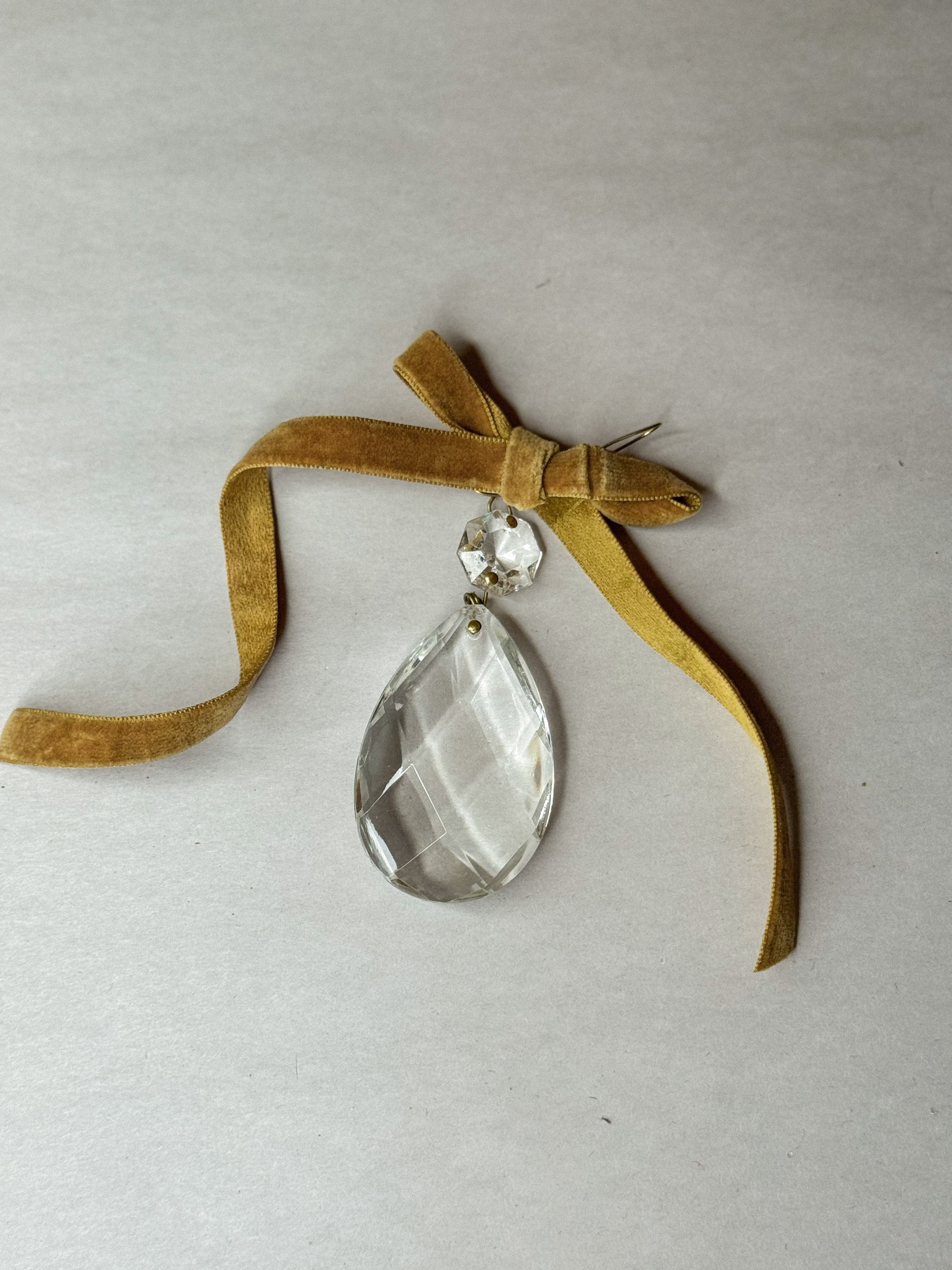 Antique French Crystal Chandelier Pendant – Large