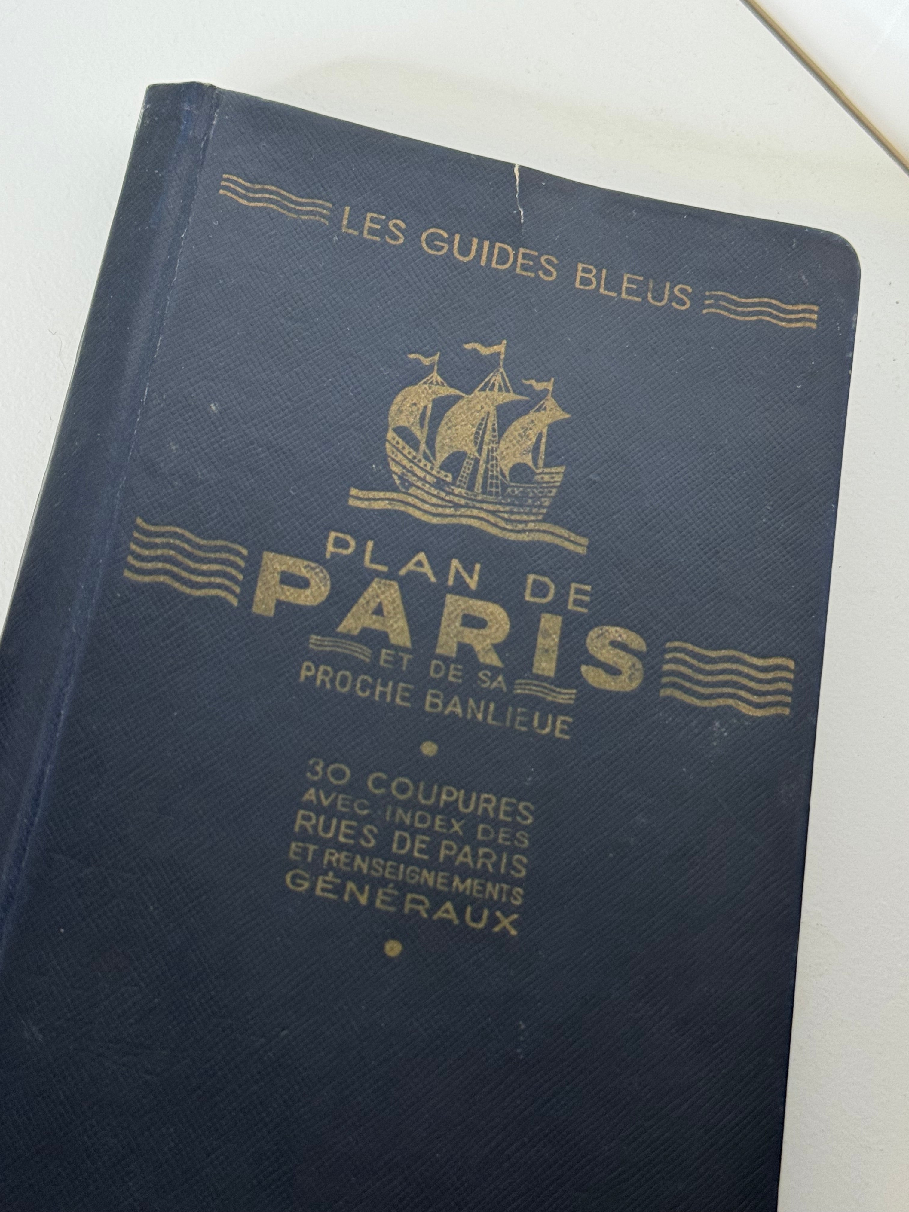 Vintage Paris Guide Book