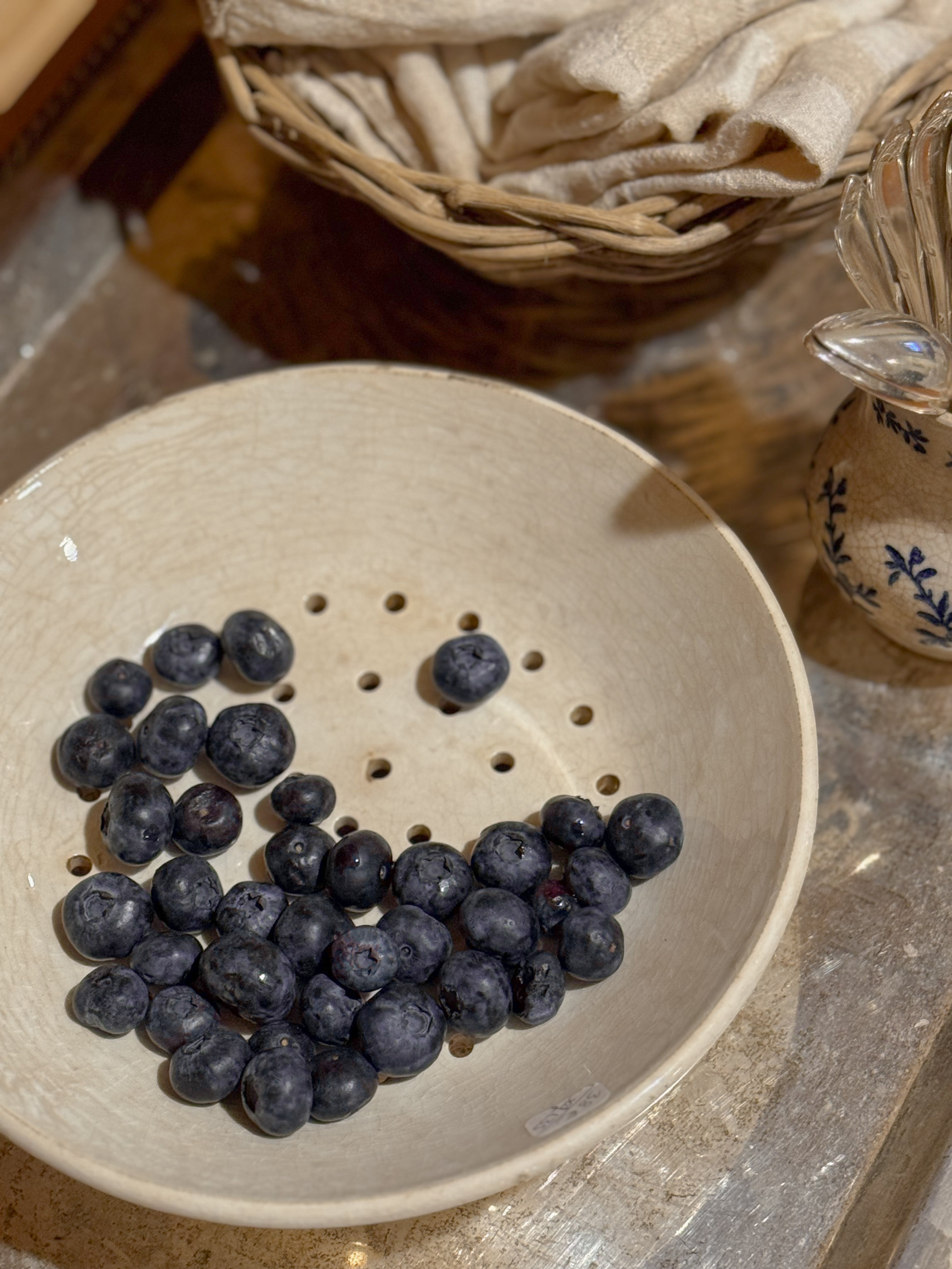 Antique French Berry Bowl