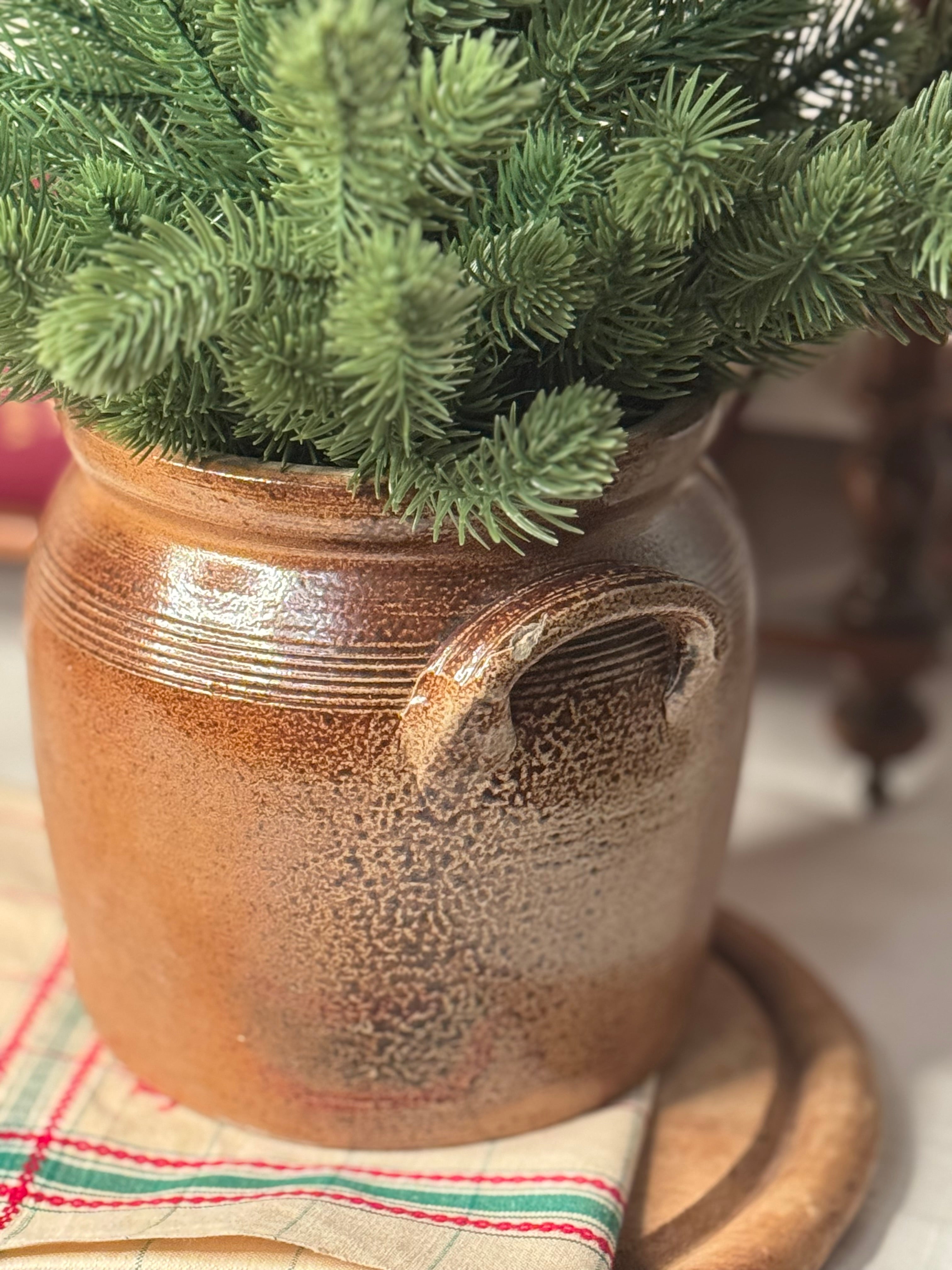 French Stoneware Pot En Grès