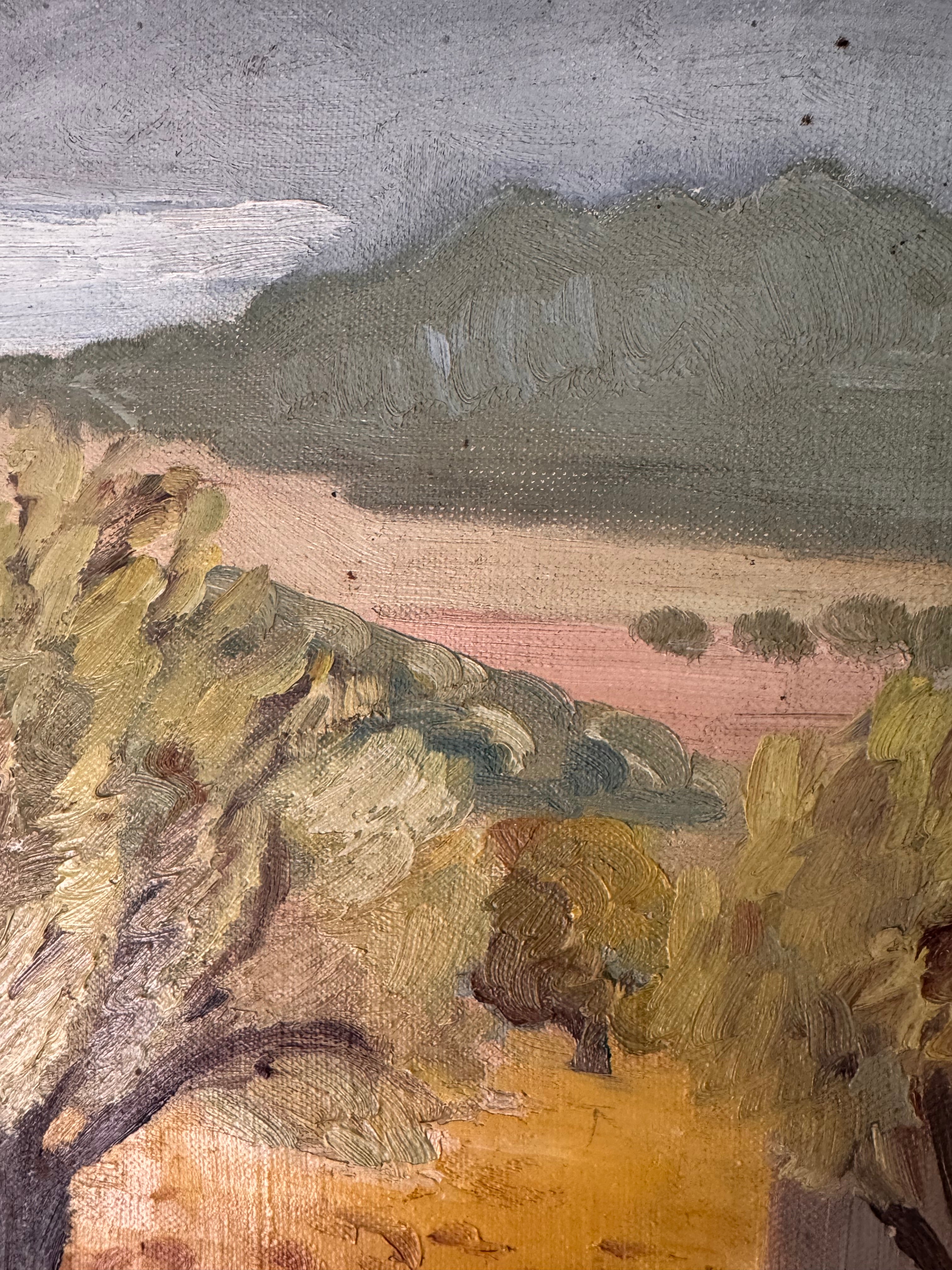 Signed French Oil on Canvas | Provençal Landscape