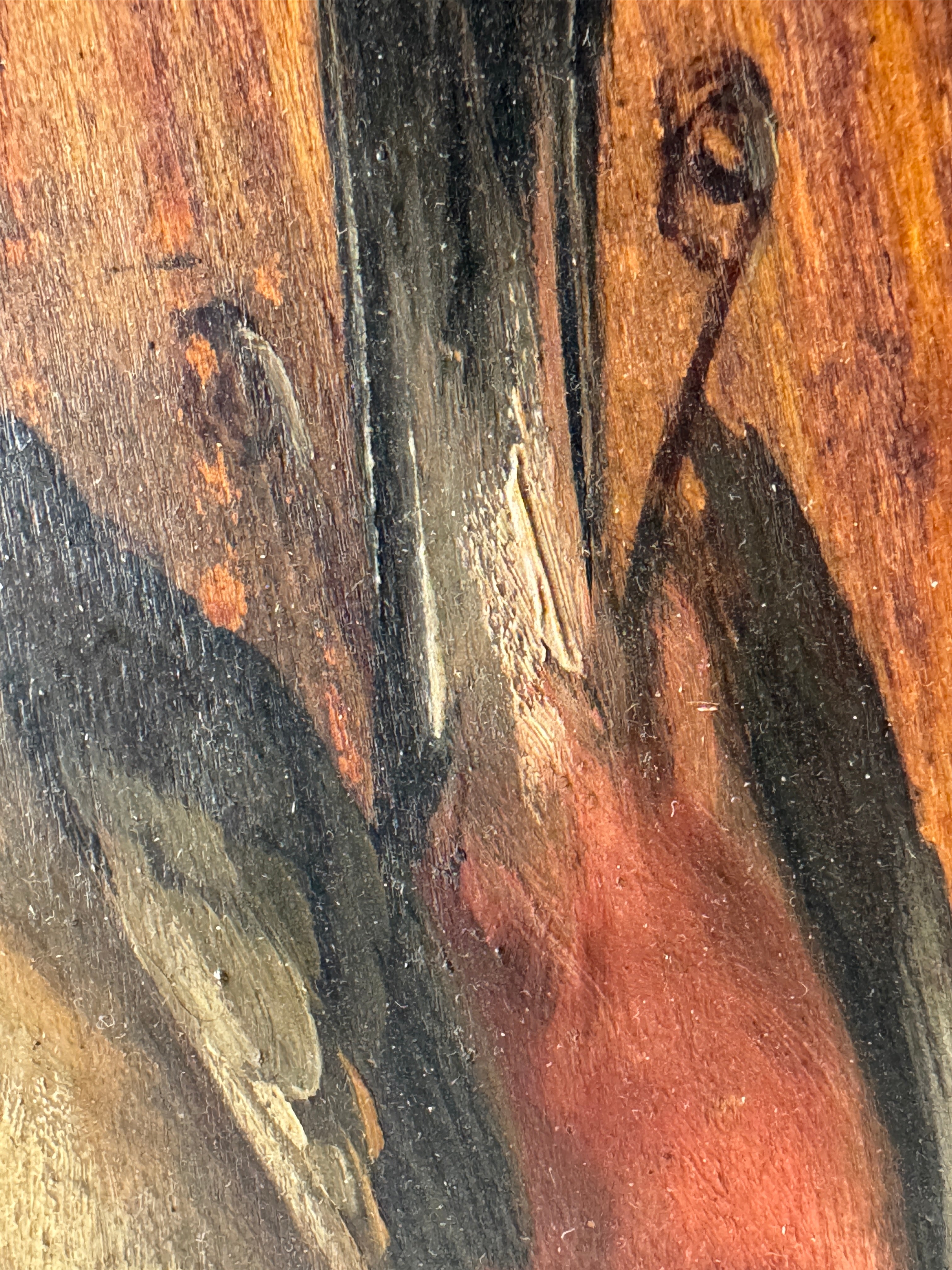 Antique Game Still Life Oil in Gilt Frame