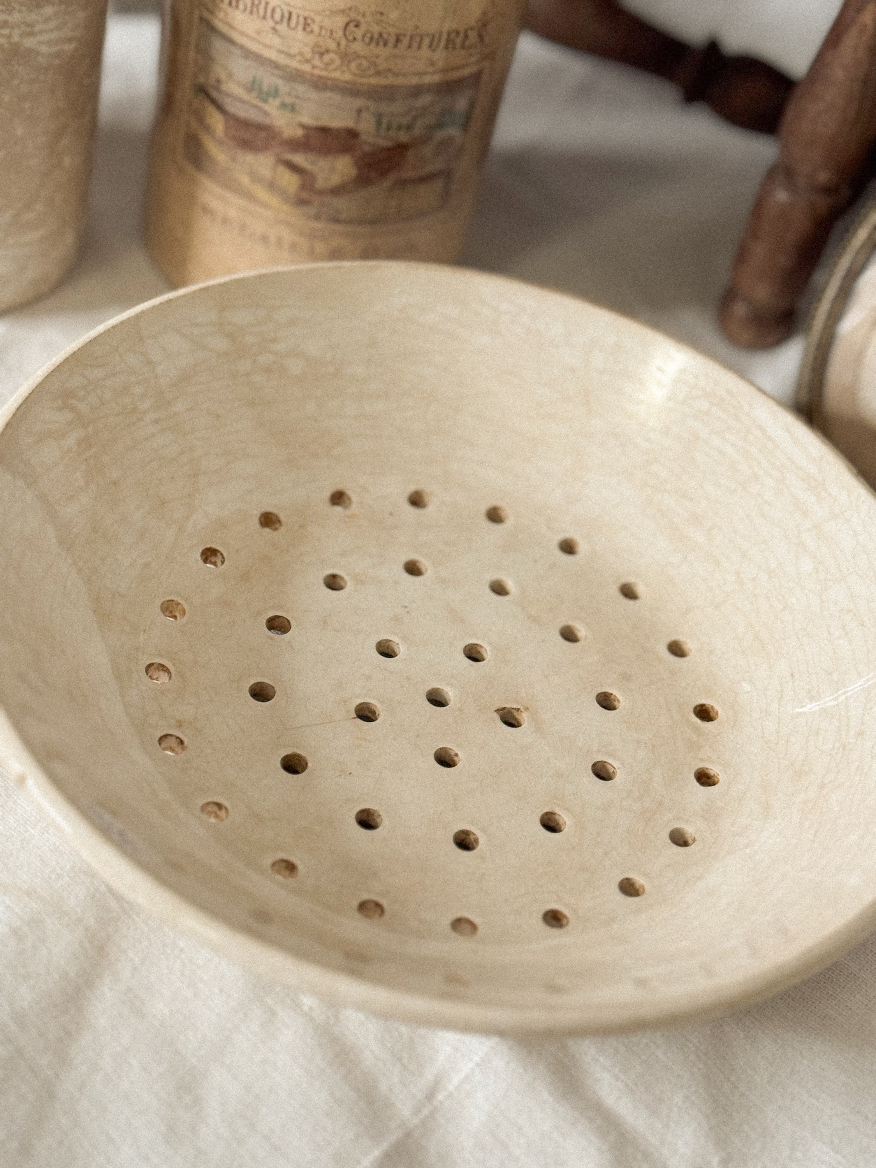 Antique French Berry Bowl