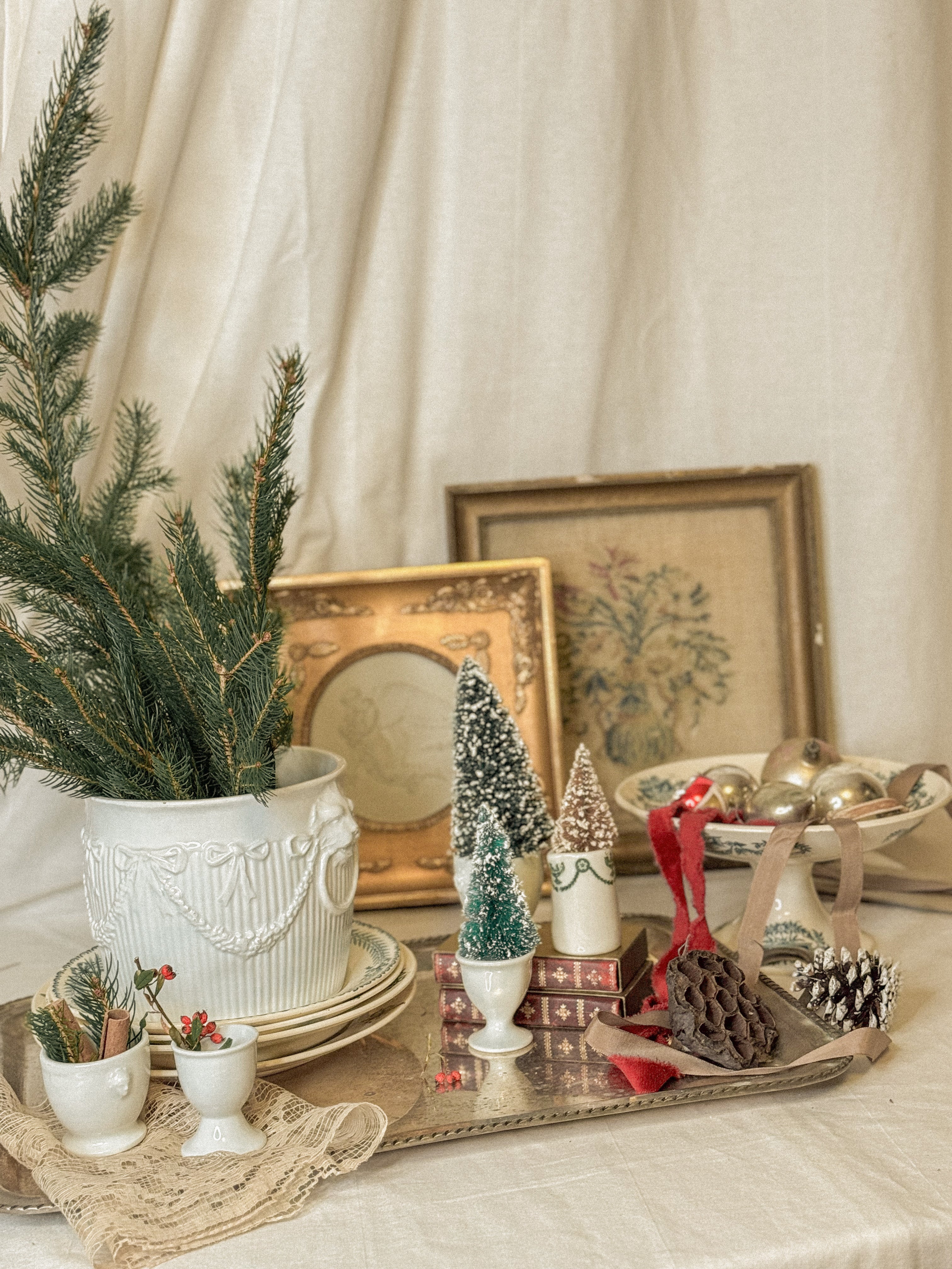 White Porcelain Cachepot