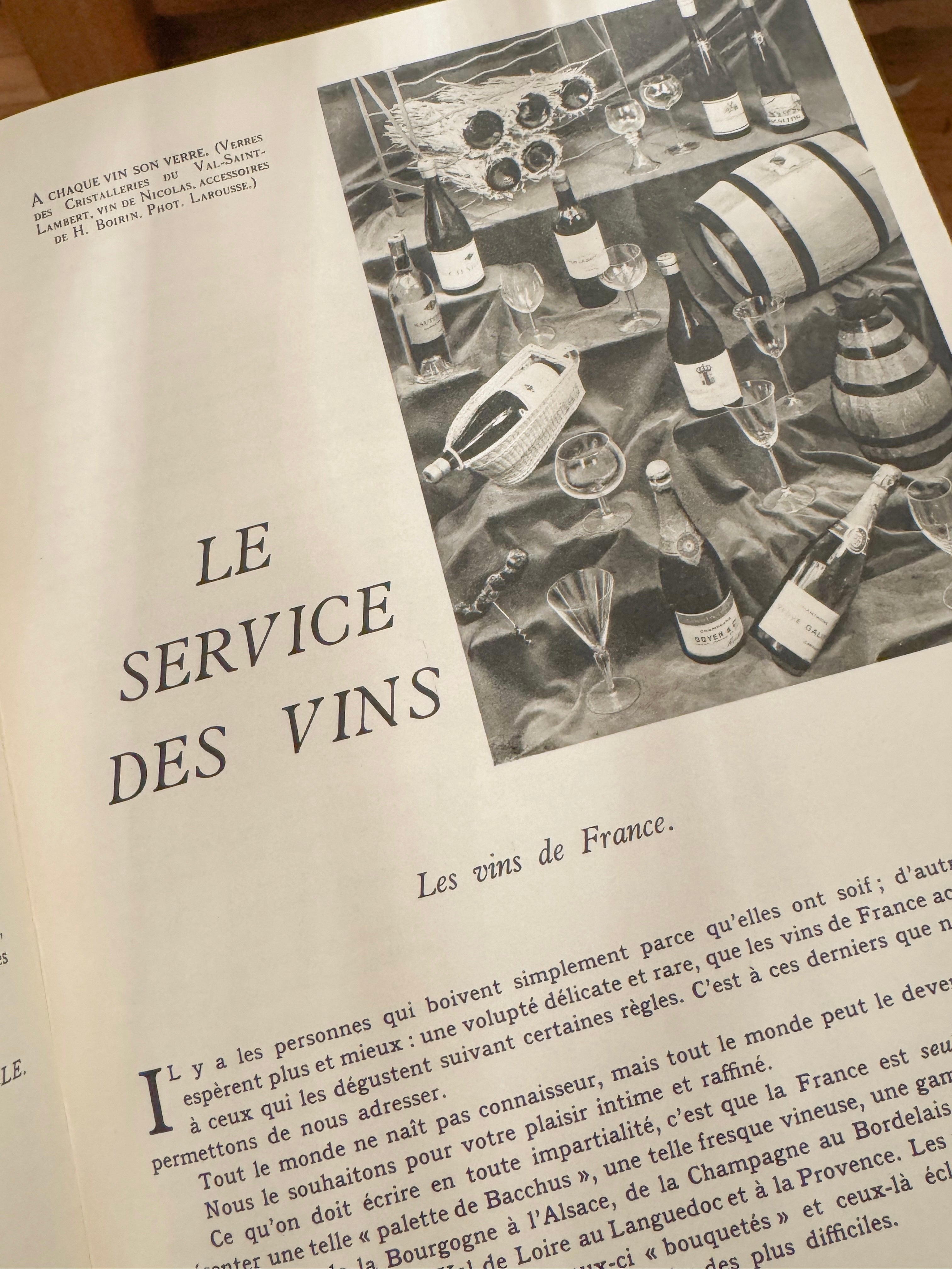 Cuisine et Vins de France — Vintage Cookbook - first edition