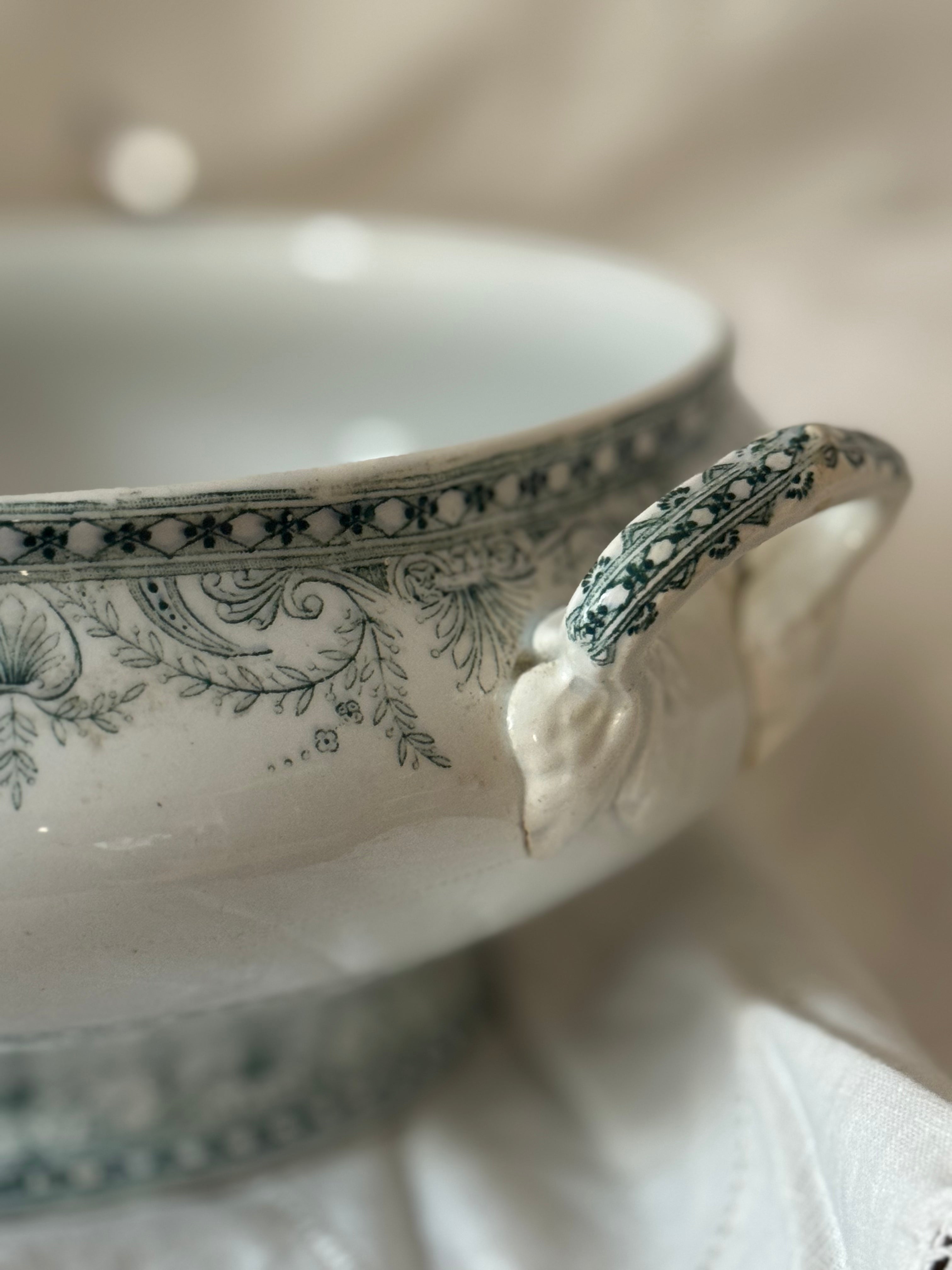 Antique French Tureen — Saint-Amand & Hamage Nord