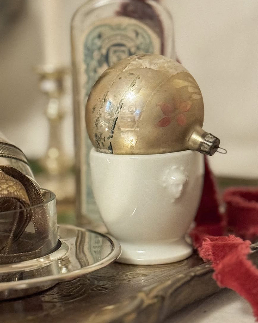 Petite French White Porcelain Cachepots