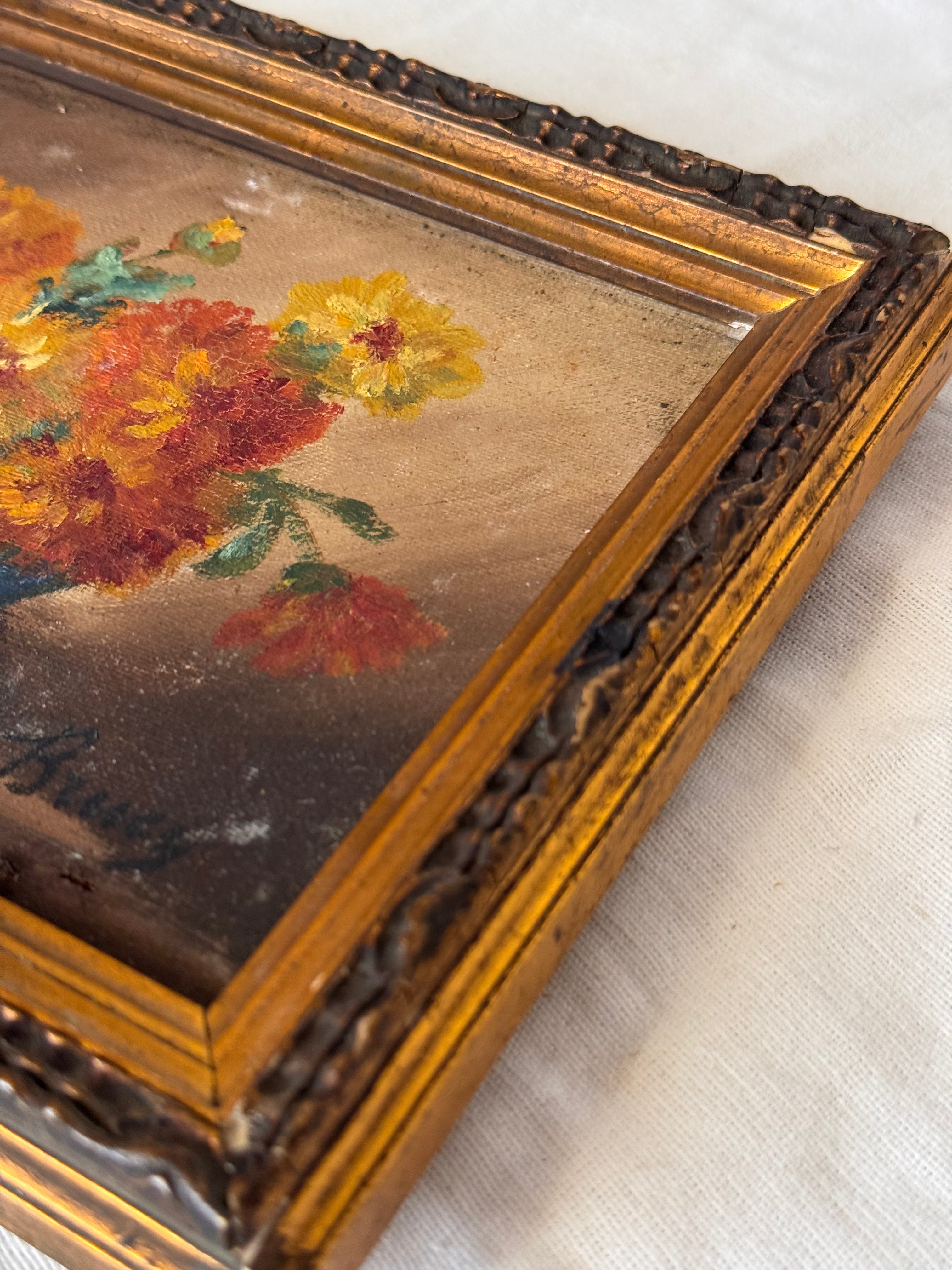 vintage floral still life