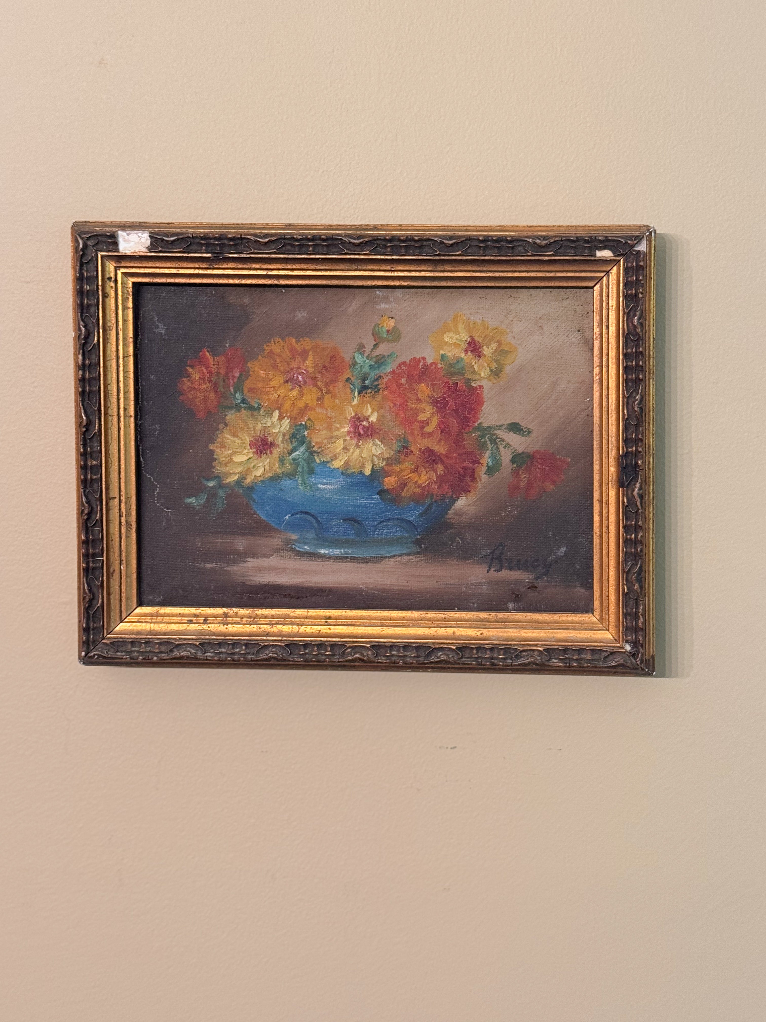 vintage floral still life