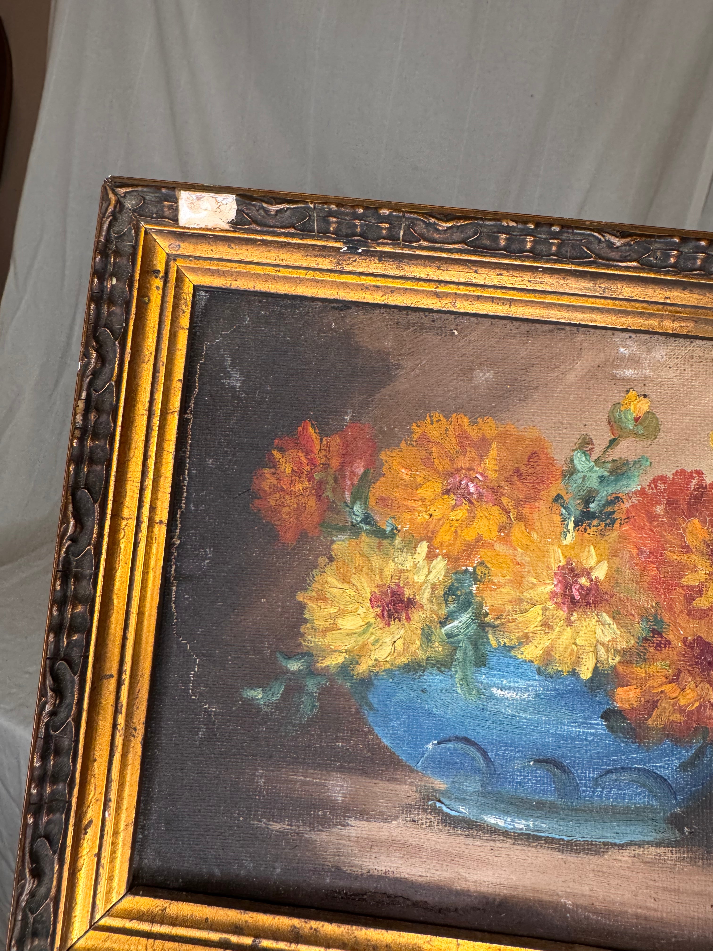 vintage floral still life