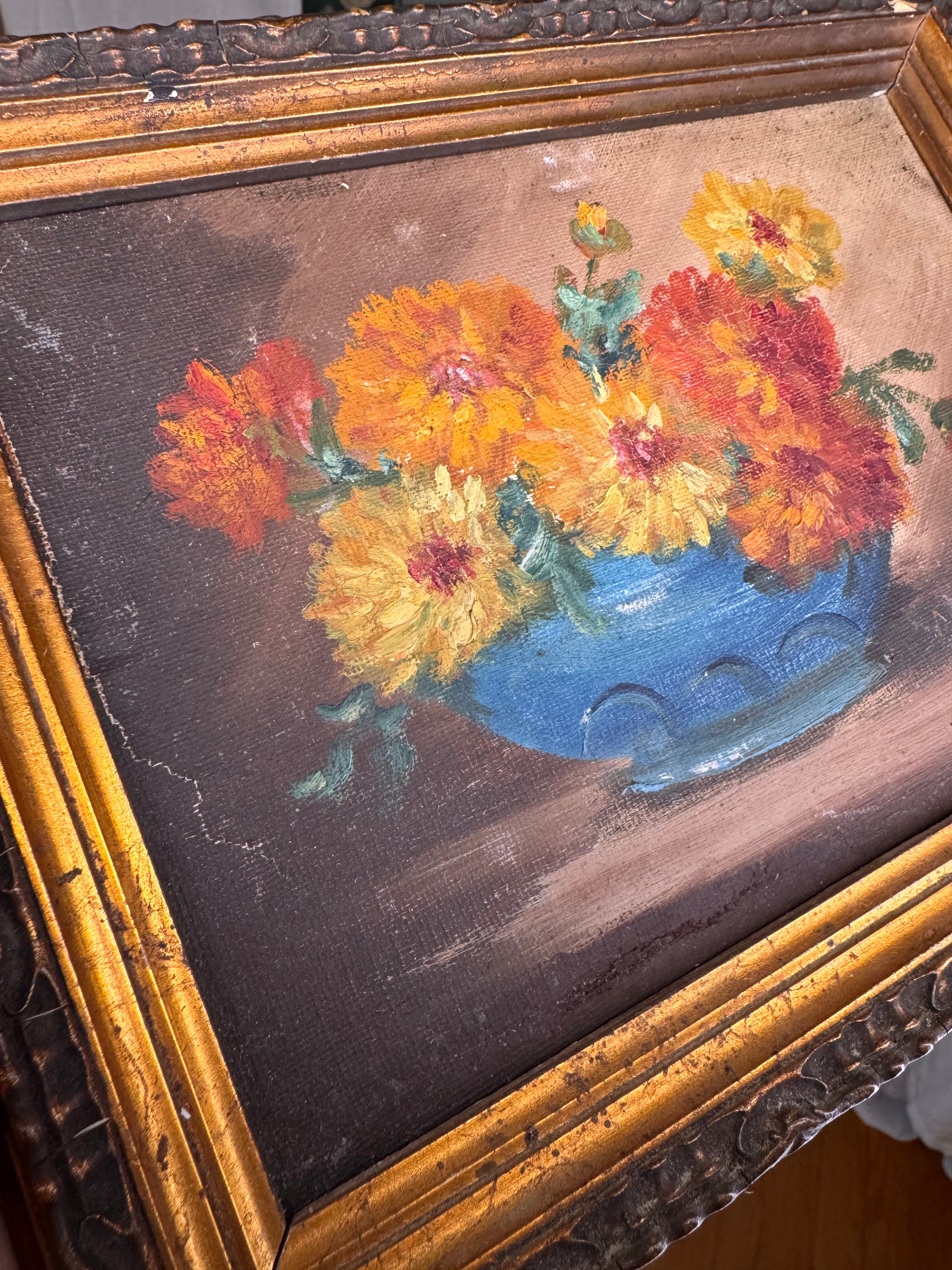 vintage floral still life