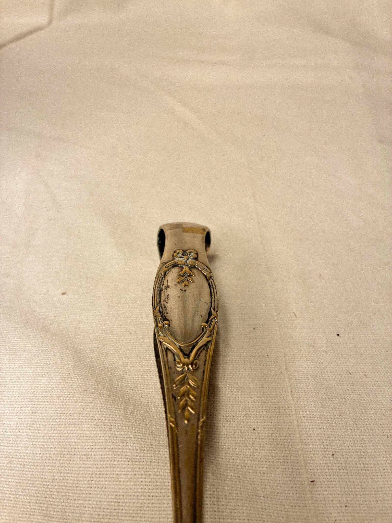 Antique French Silverplate Sugar Tongs